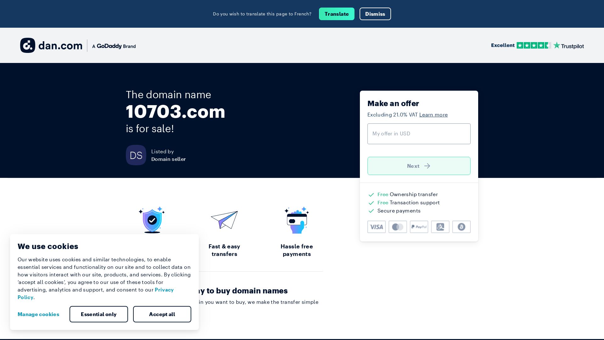 Status do site 10703.com está   ONLINE