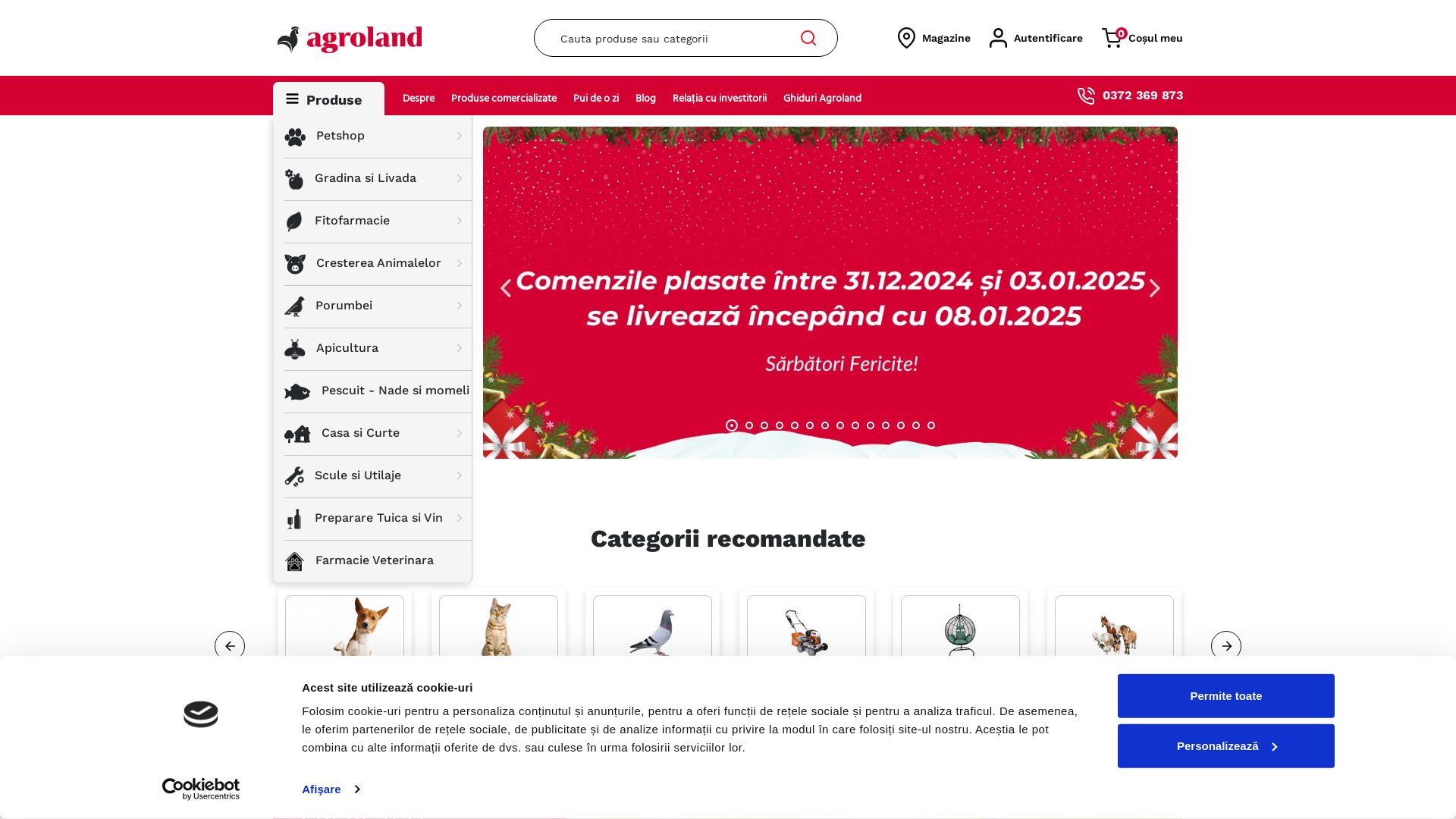 Status do site agroland.ro está   ONLINE