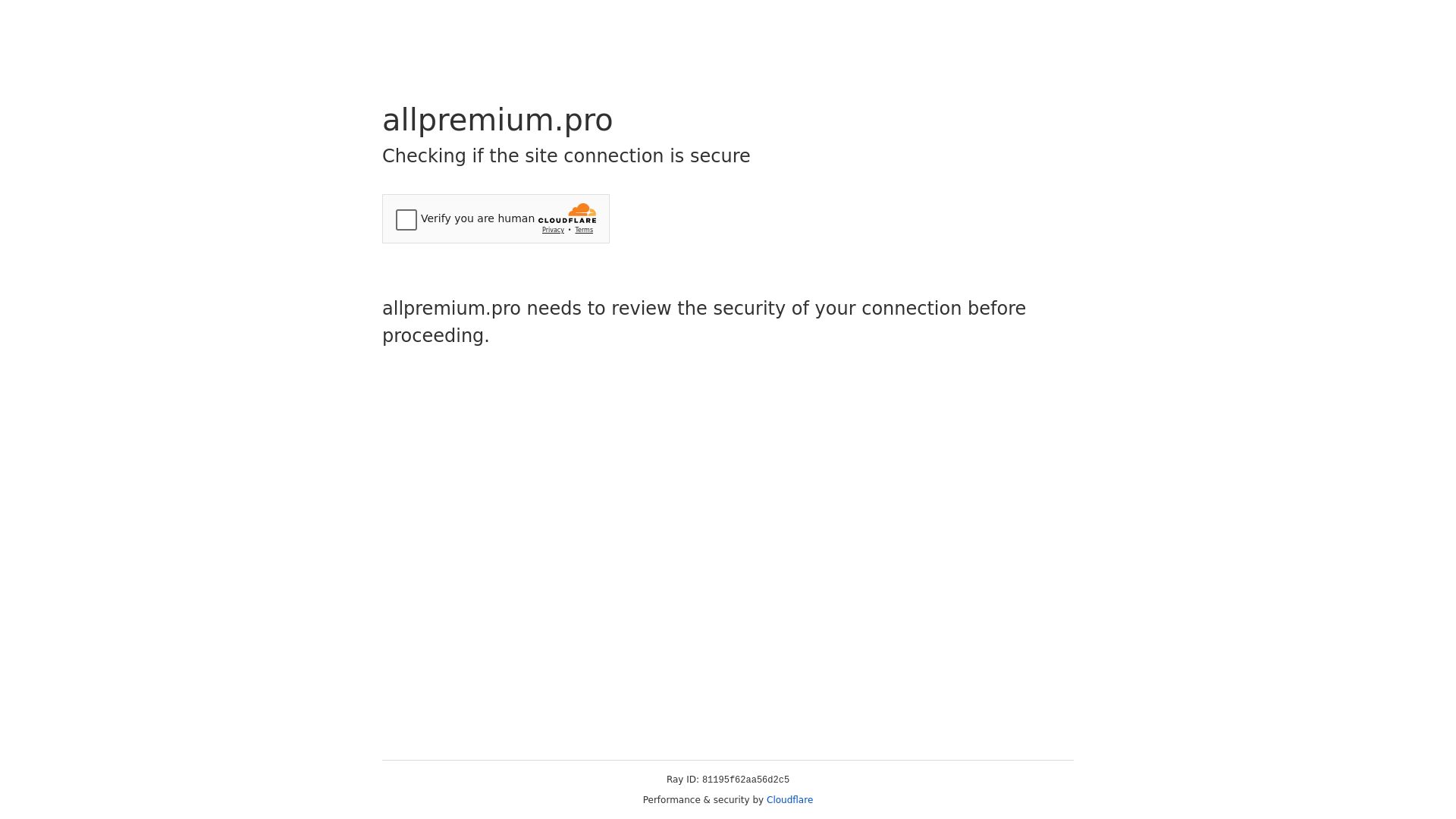 Status do site allpremium.pro está   ONLINE