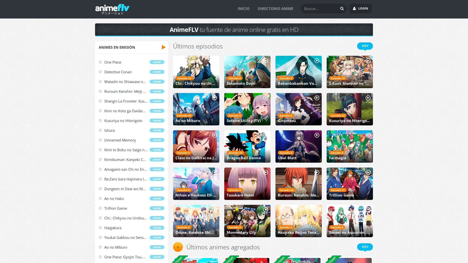 Status do site animeflv.net está   ONLINE