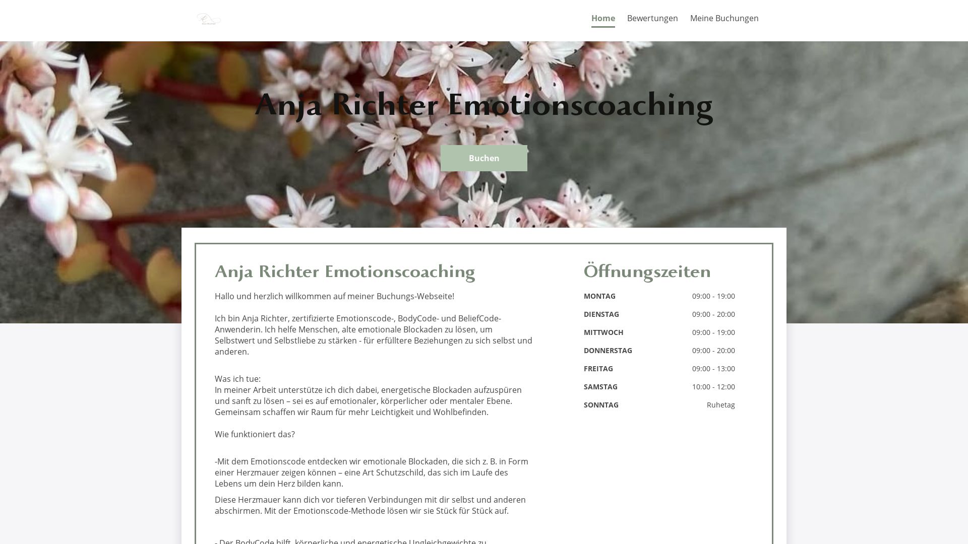 Status do site anja-richter.de está   ONLINE