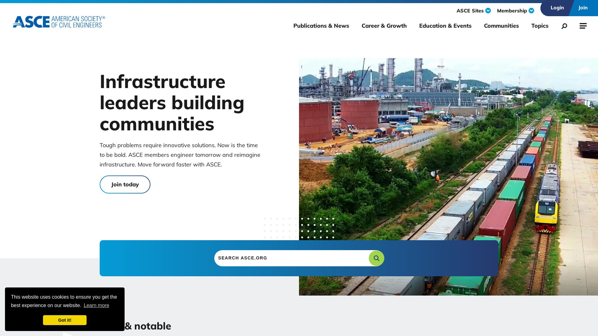 Status do site asce.org está   ONLINE