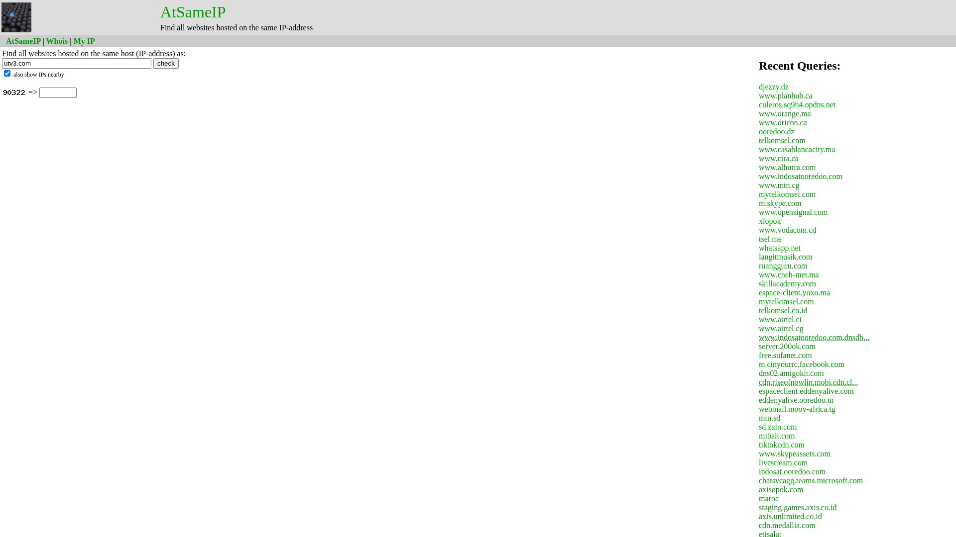 Status do site atsameip.intercode.ca está   ONLINE