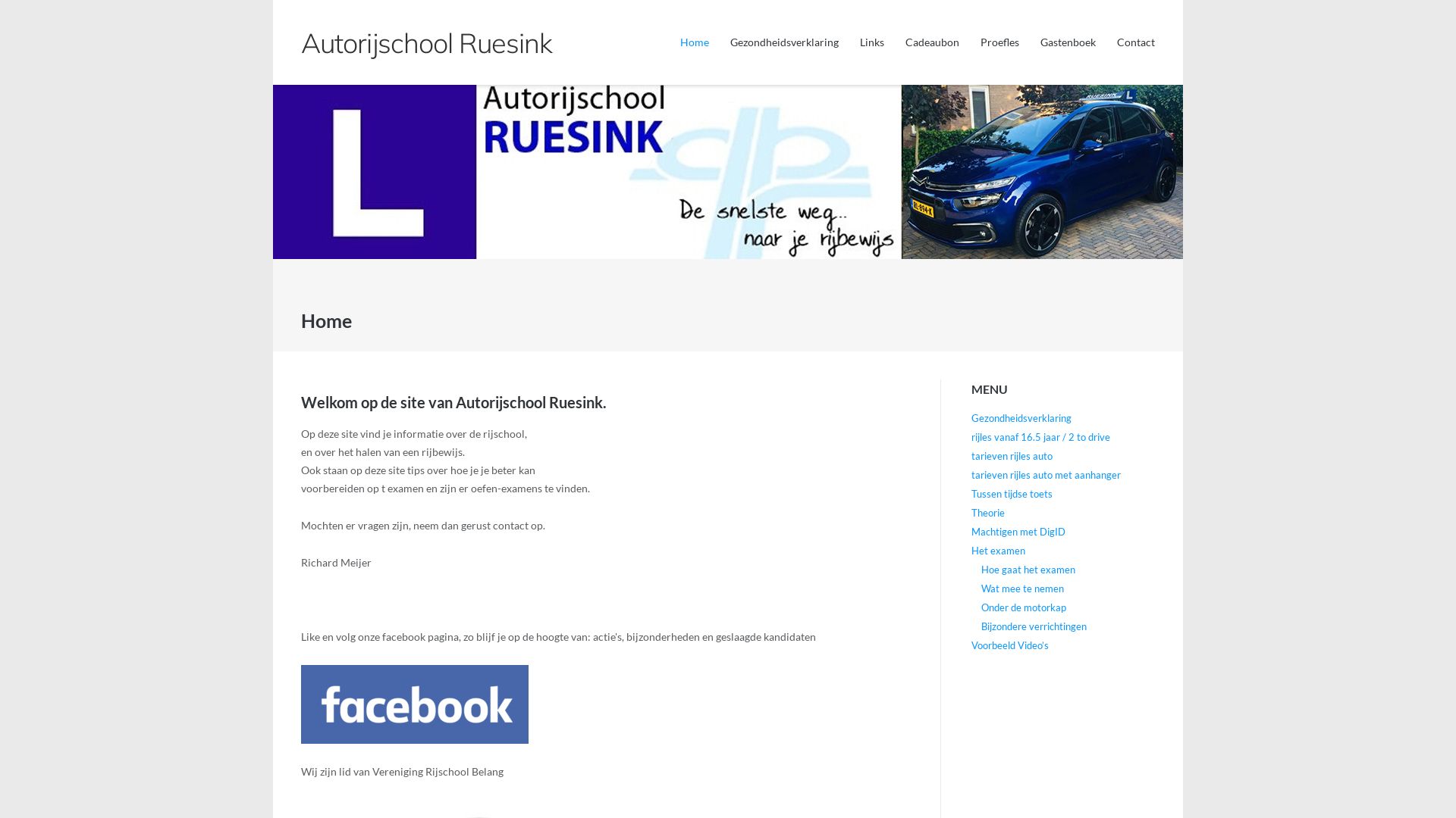 Status do site autorijschoolruesink.nl está   ONLINE