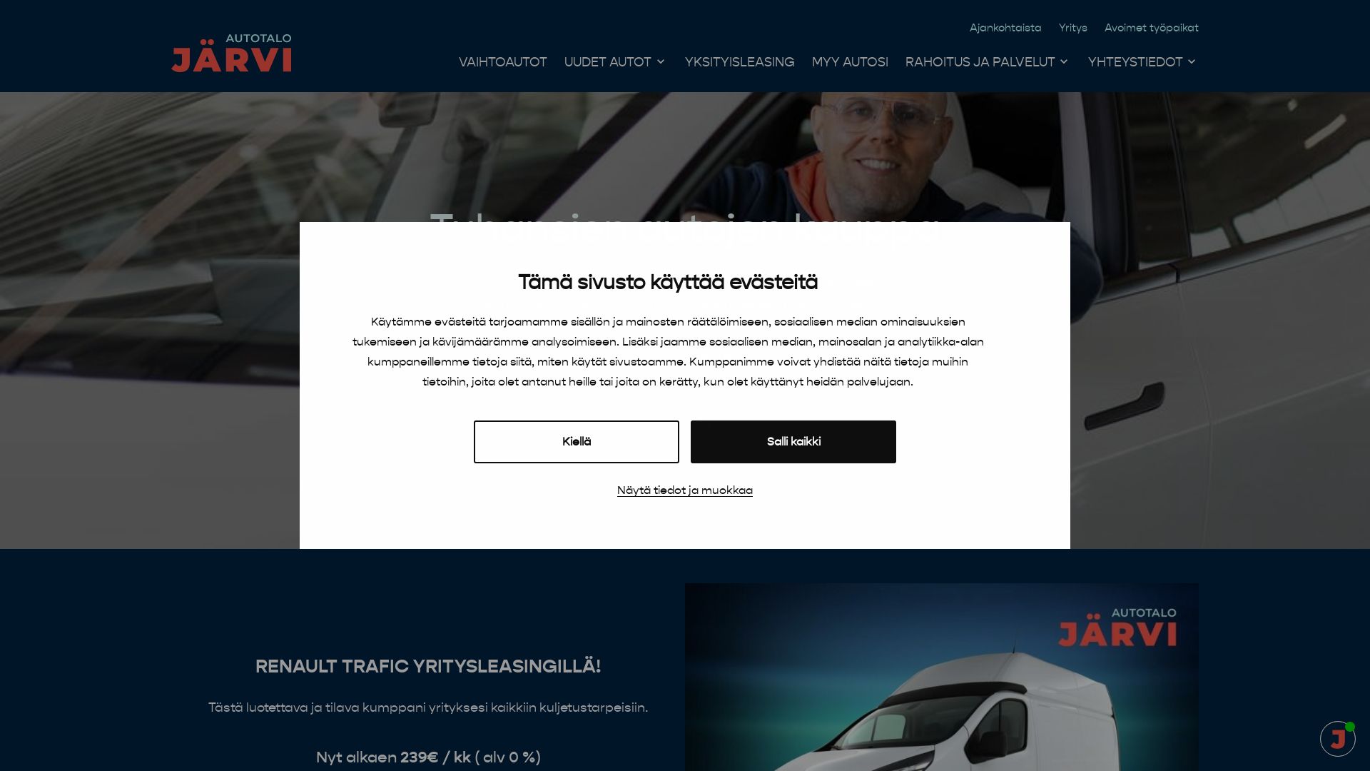Status do site autotalojarvi.fi está   ONLINE