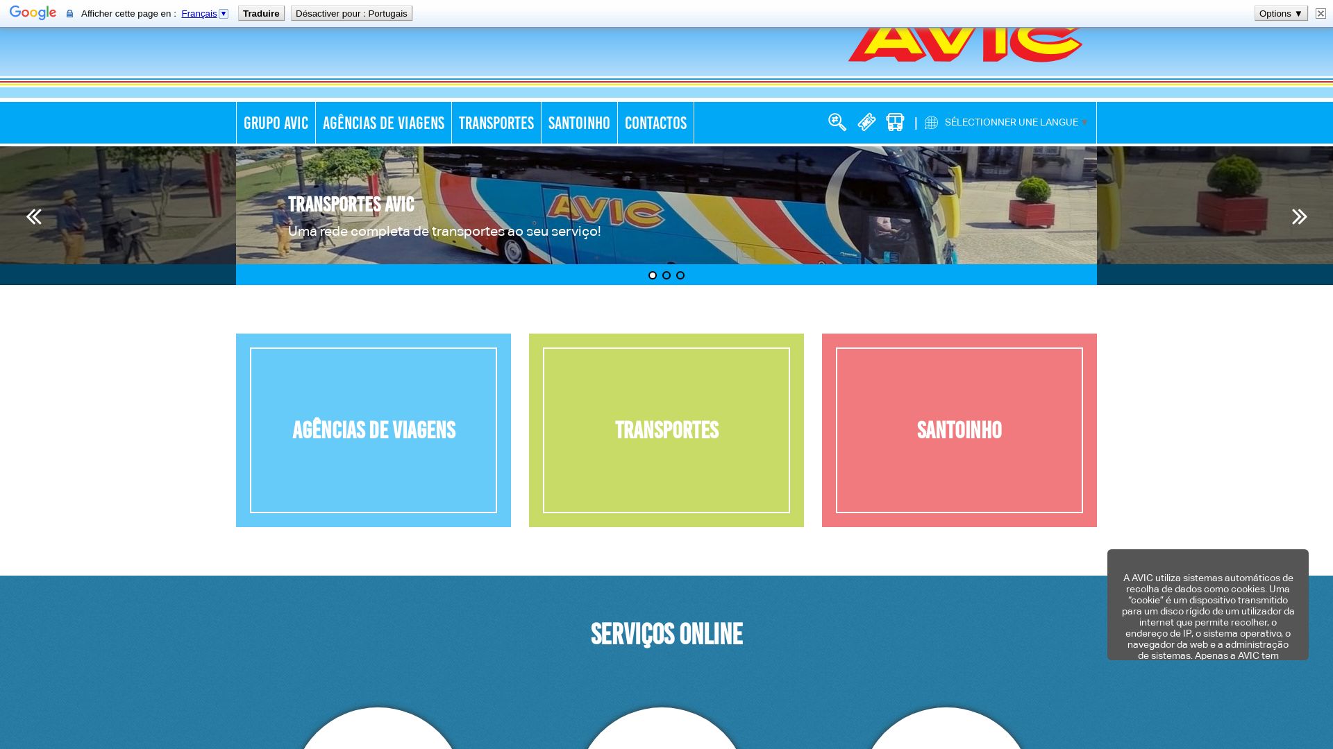 Status do site avic.pt está   ONLINE