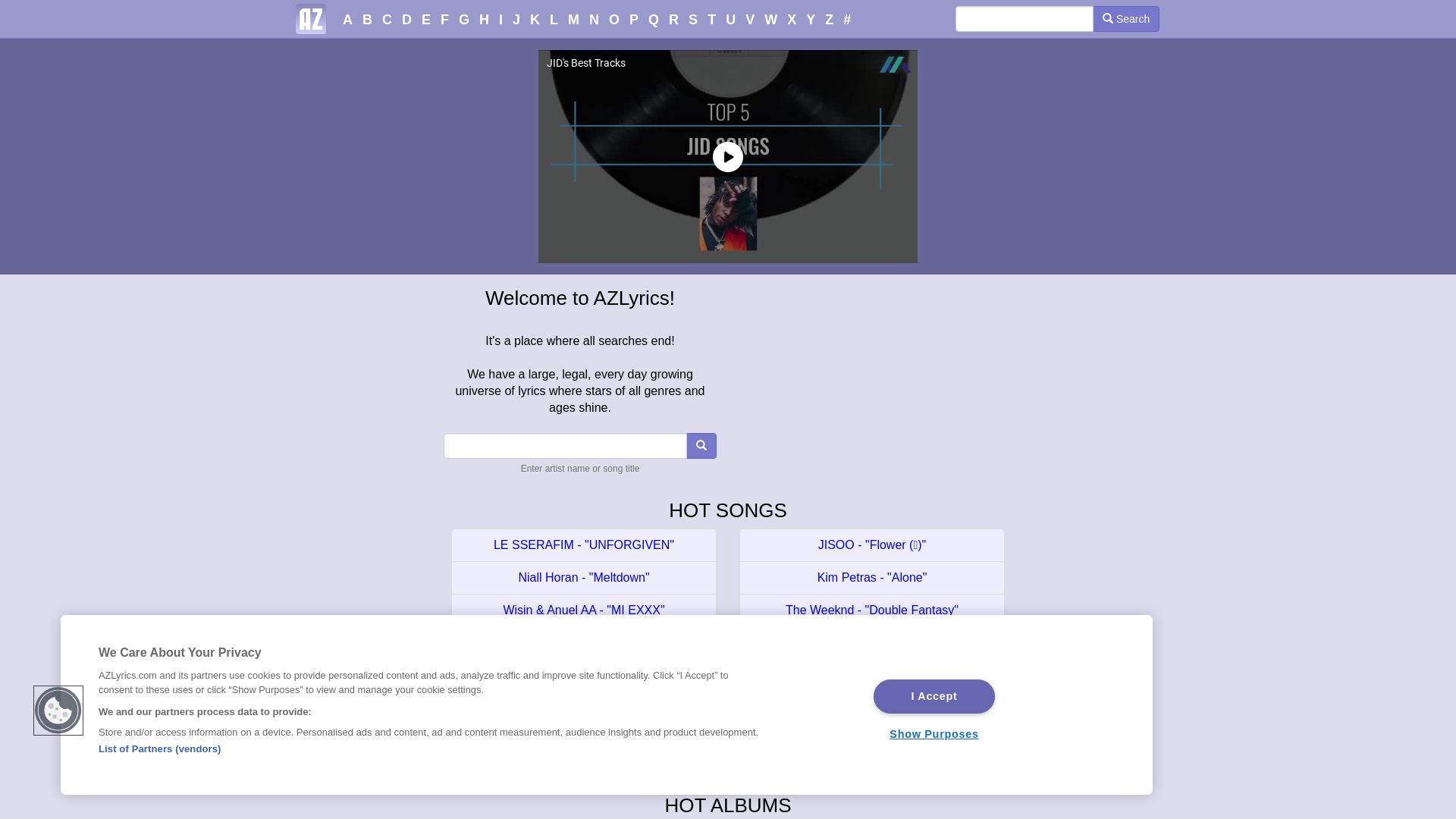 Status do site azlyrics.com está   ONLINE