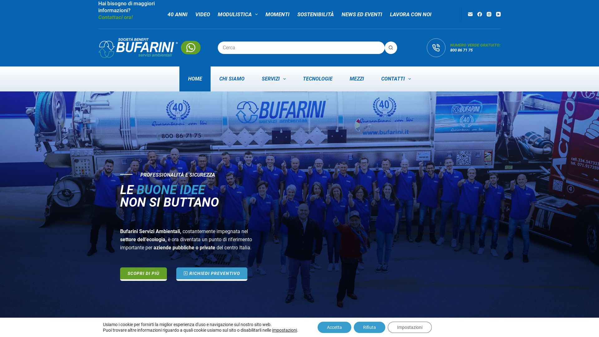 Status do site bufarini.it está   ONLINE