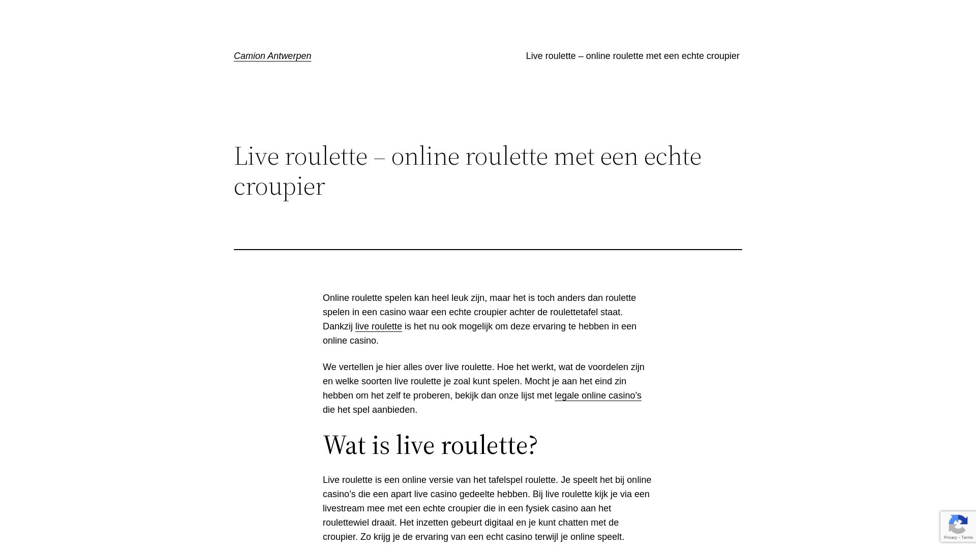 Status do site camion-antwerpen.be está   ONLINE
