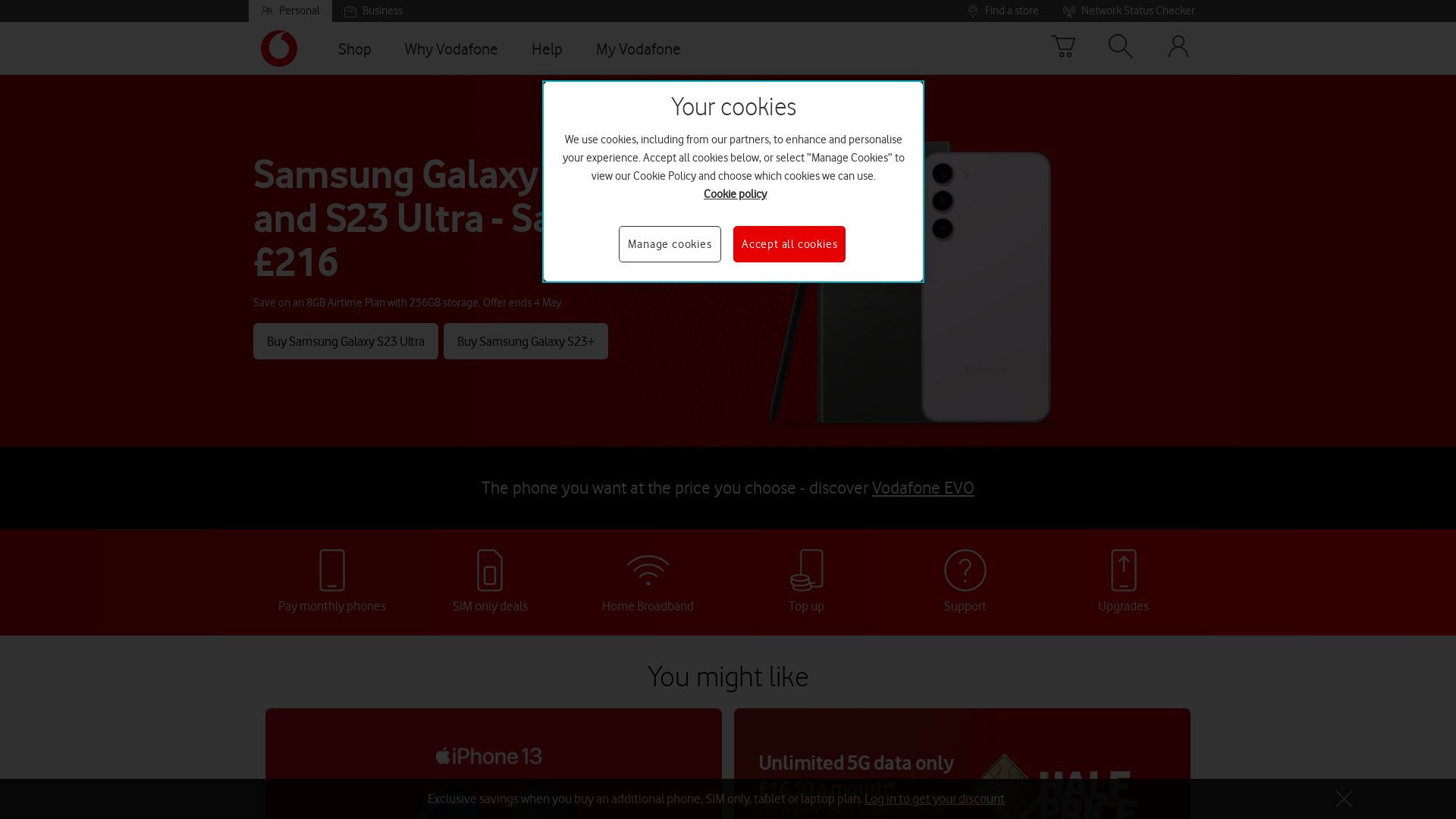 Status do site cdn.vodafone.co.uk está   ONLINE