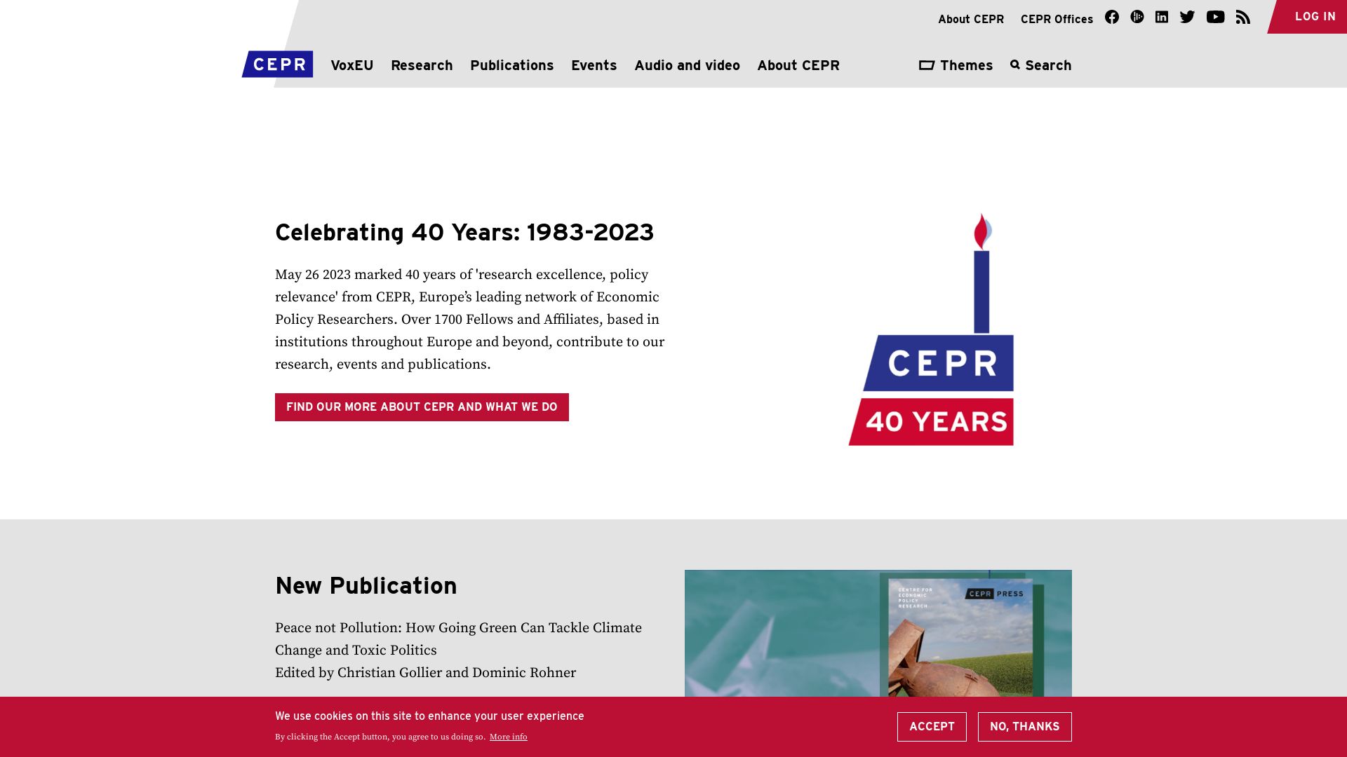 Status do site cepr.org está   ONLINE