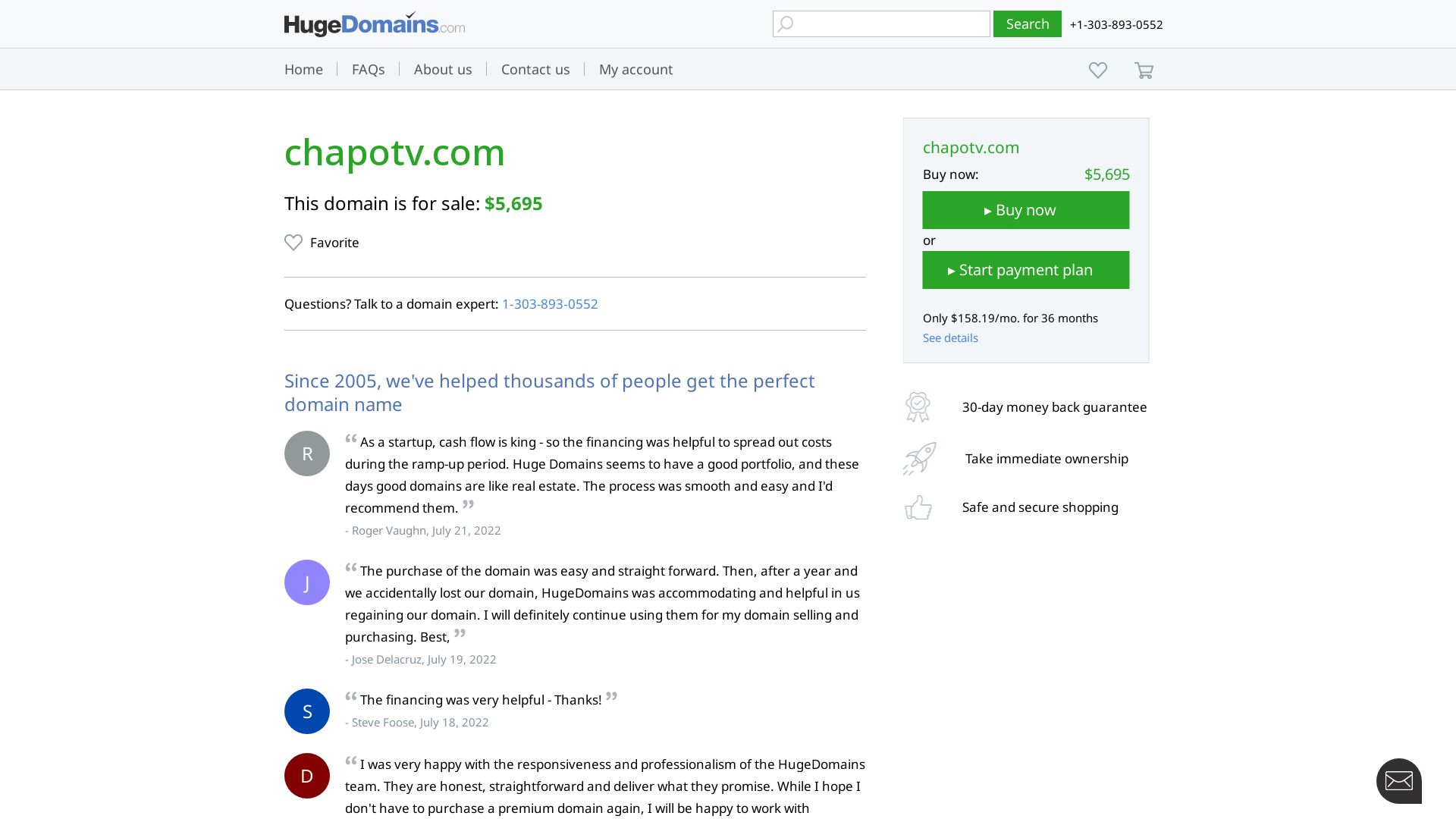Status do site chapotv.com está   ONLINE