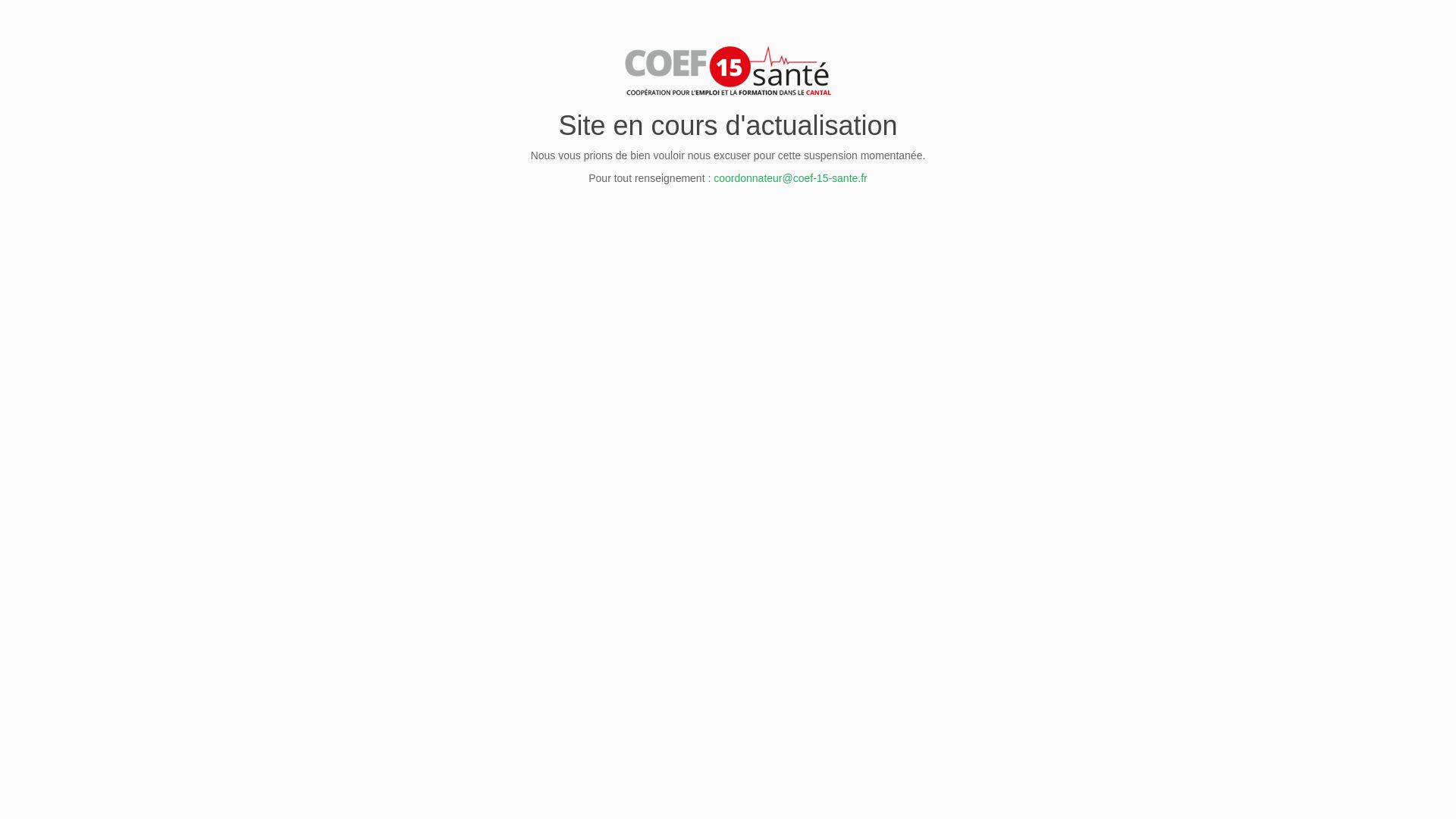 Status do site coef-15-sante.fr está   ONLINE