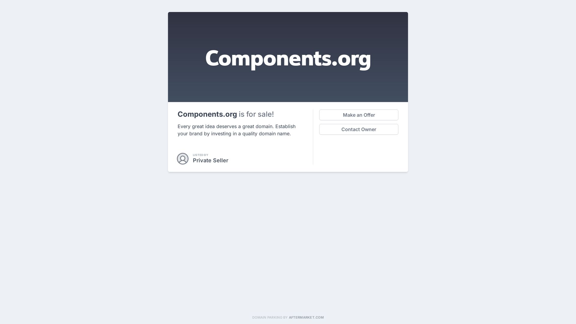 Status do site components.org está   ONLINE