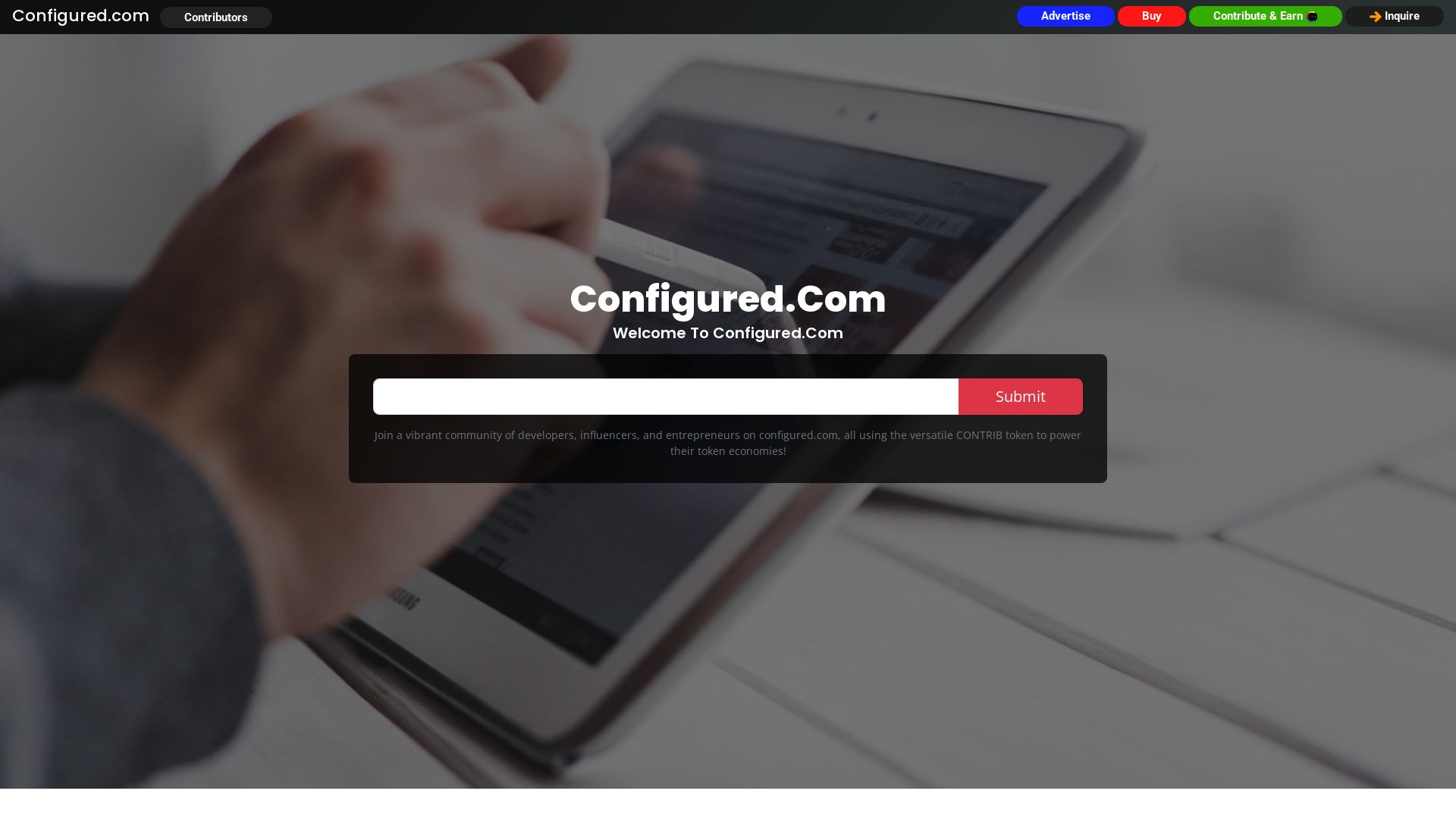 Status do site configured.com está   ONLINE