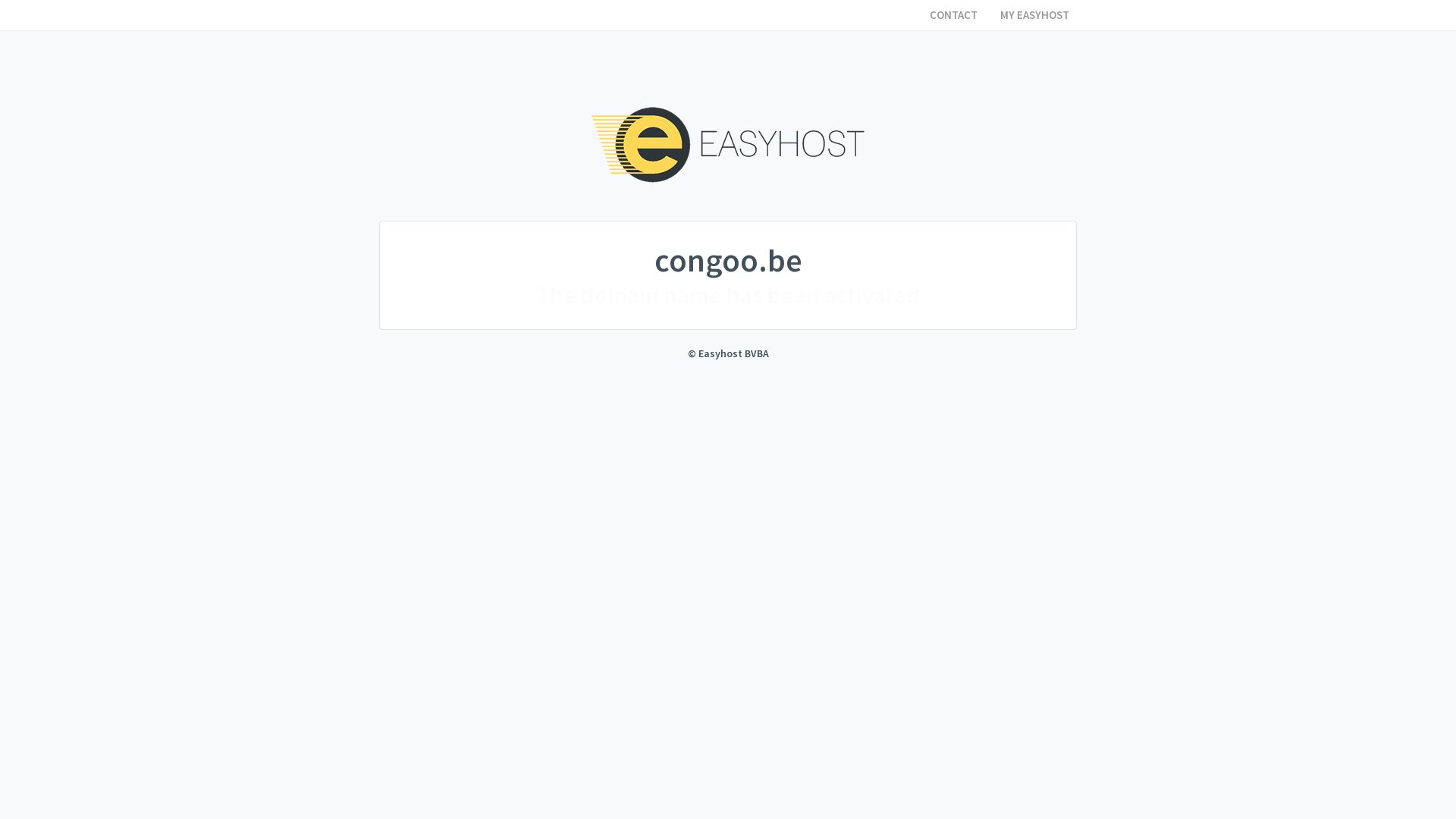 Status do site congoo.be está   ONLINE