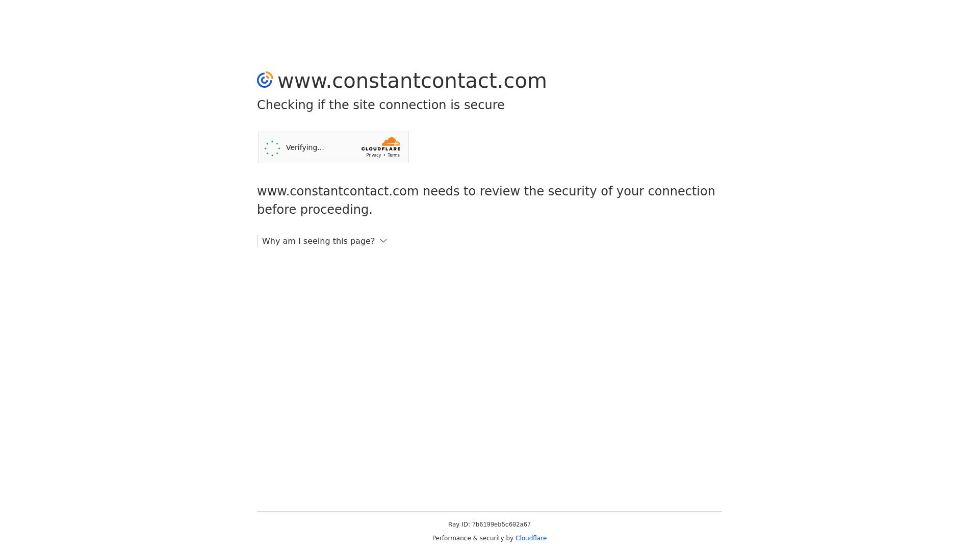 Status do site constantcontact.com está   ONLINE
