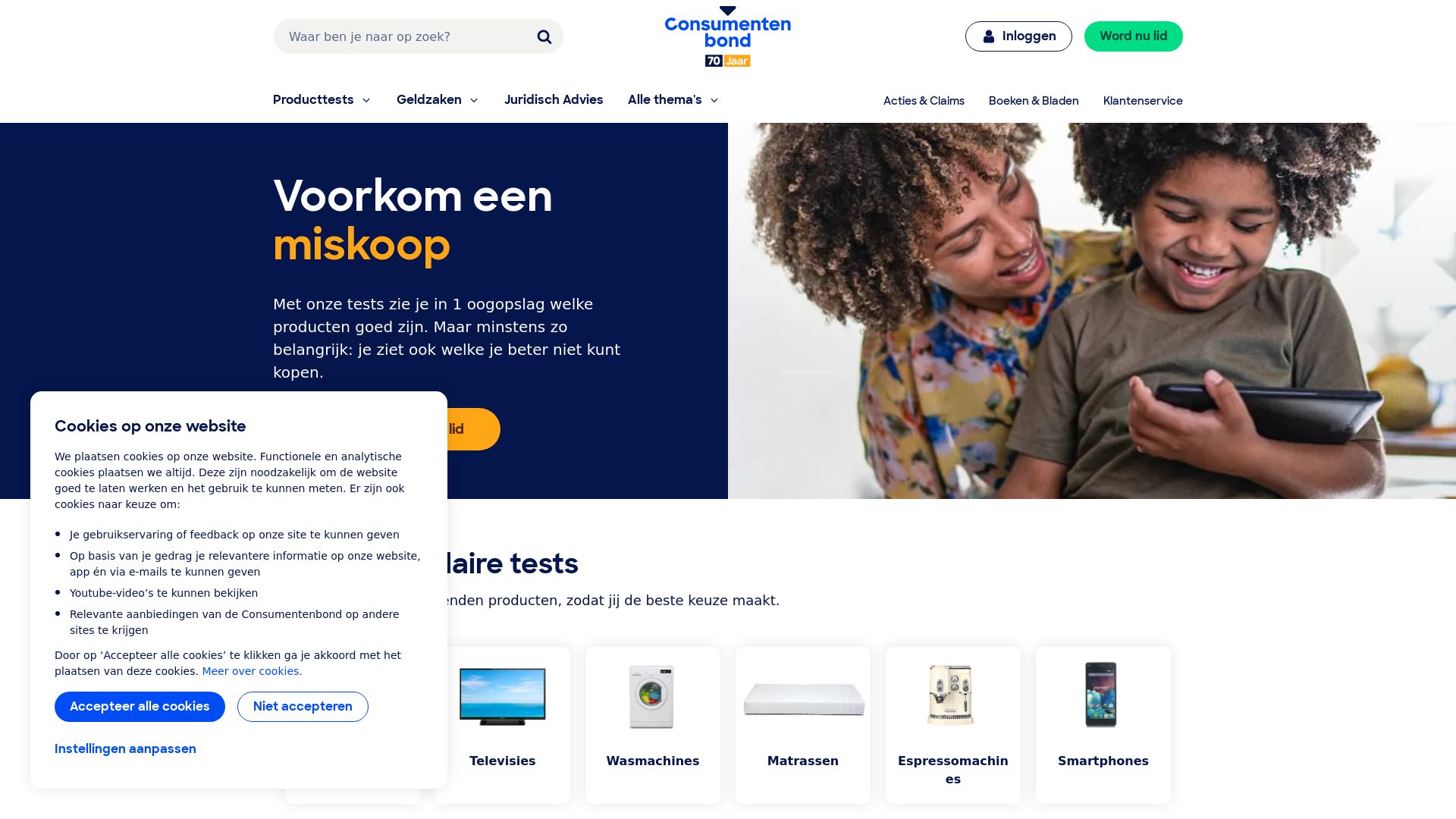 Status do site consumentenbond.nl está   ONLINE