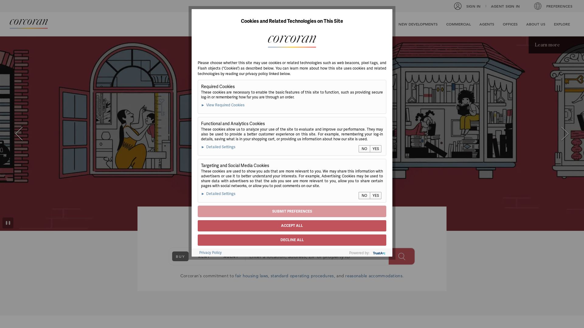 Status do site corcoran.com está   ONLINE