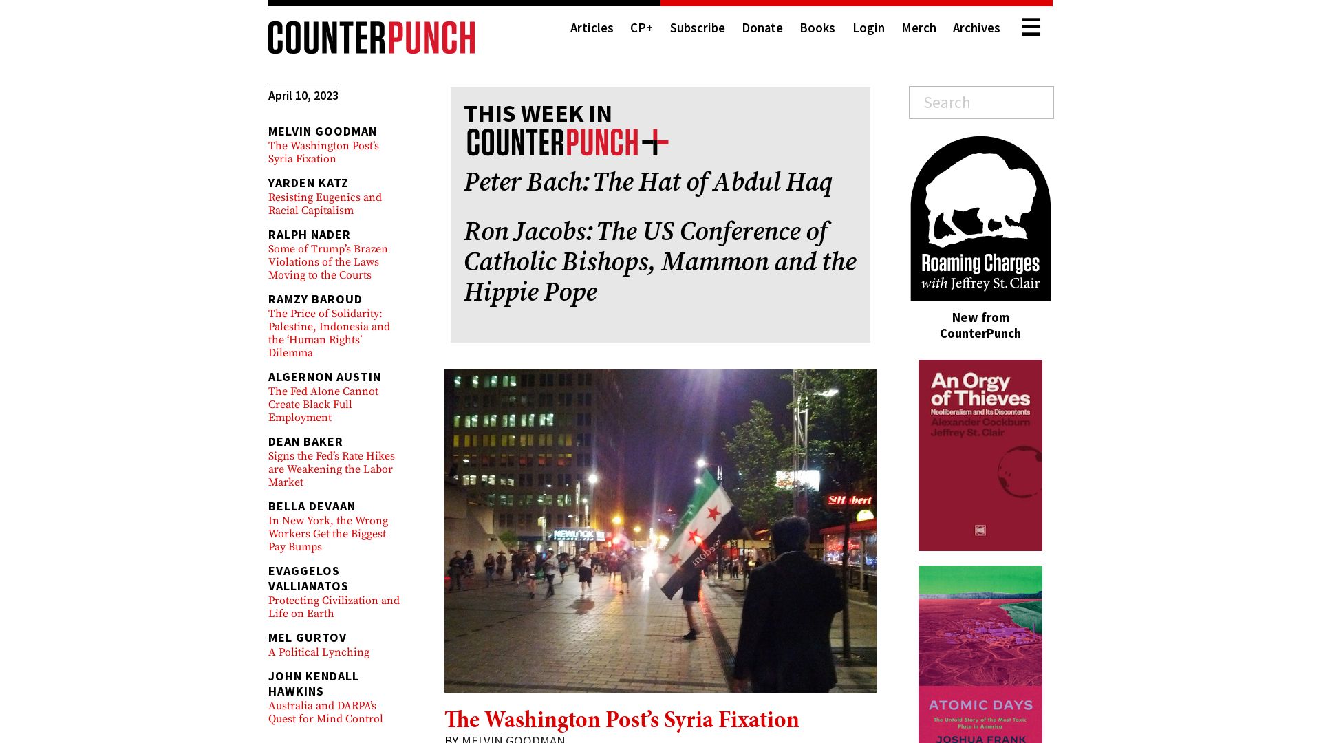 Status do site counterpunch.org está   ONLINE