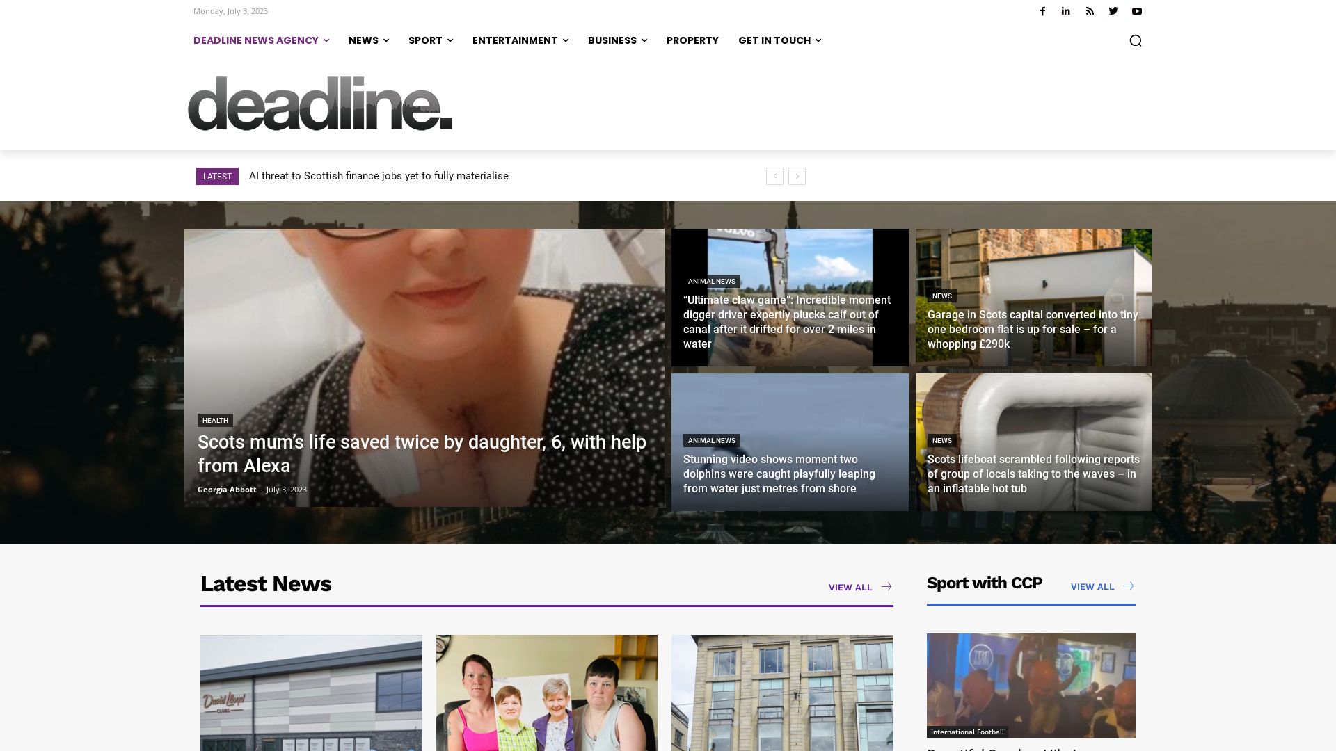 Status do site deadlinenews.co.uk está   ONLINE