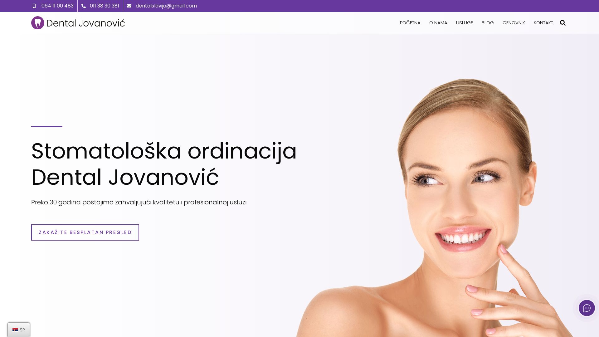 Status do site dental-jovanovic.rs está   ONLINE