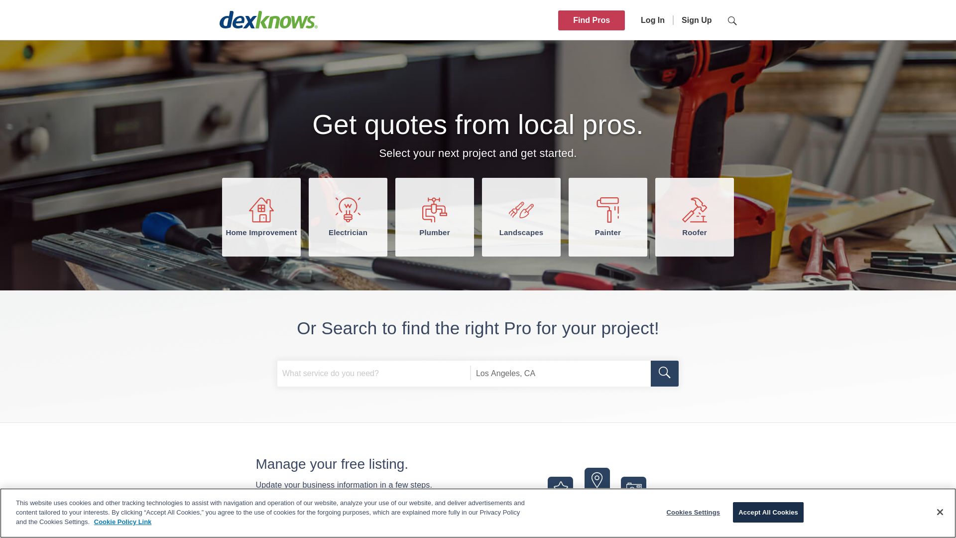 Status do site dexknows.com está   ONLINE