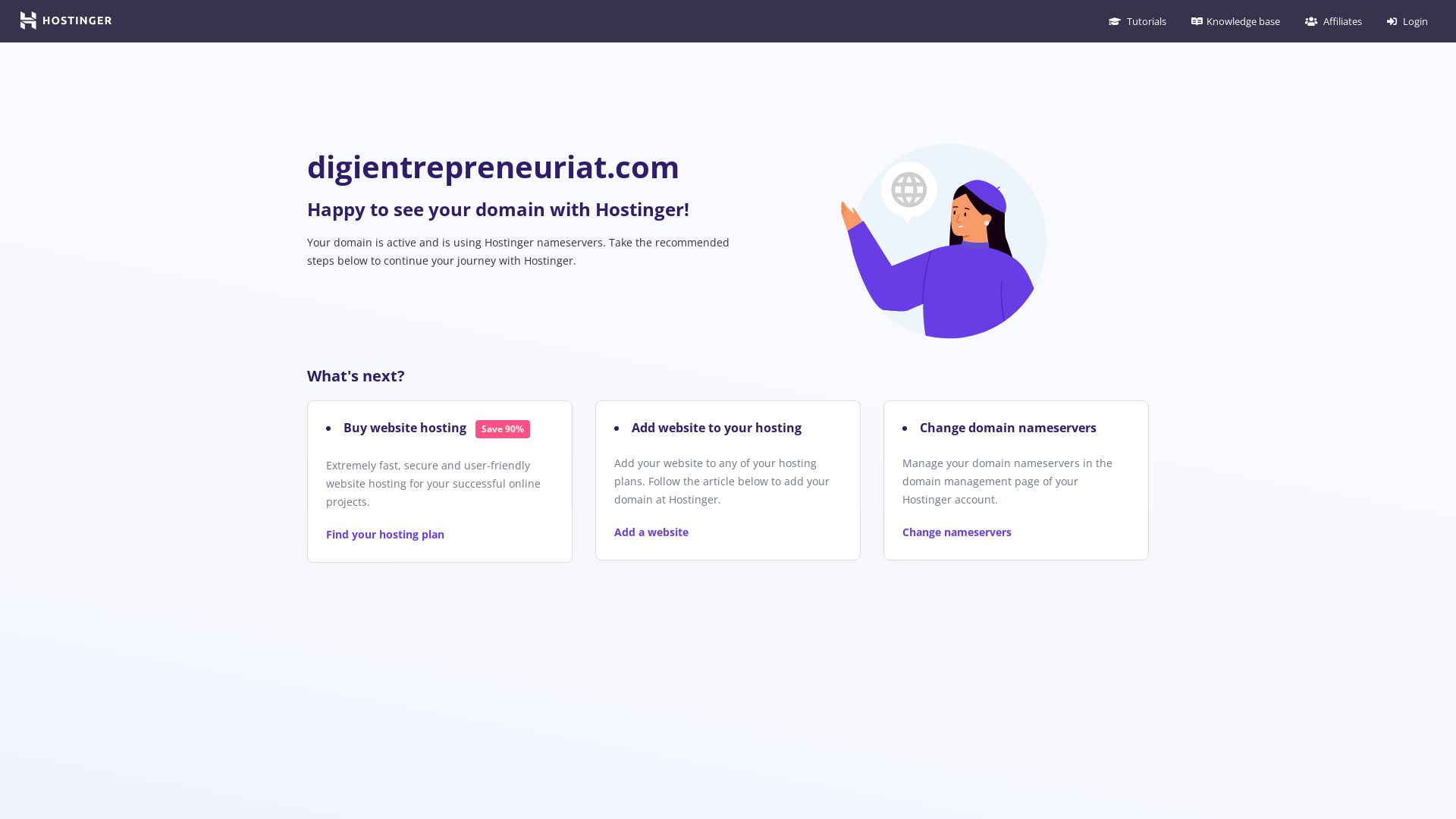 Status do site digientrepreneuriat.com está   ONLINE