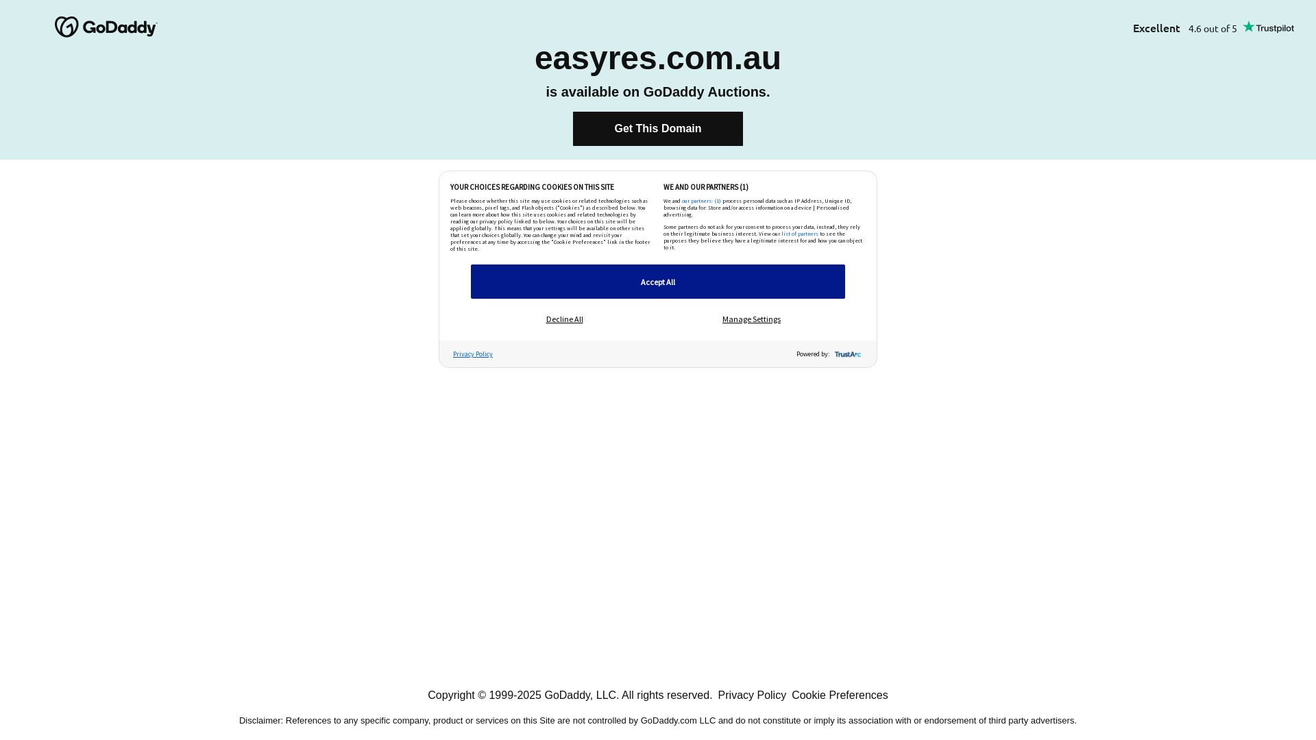 Status do site easyres.com.au está   ONLINE