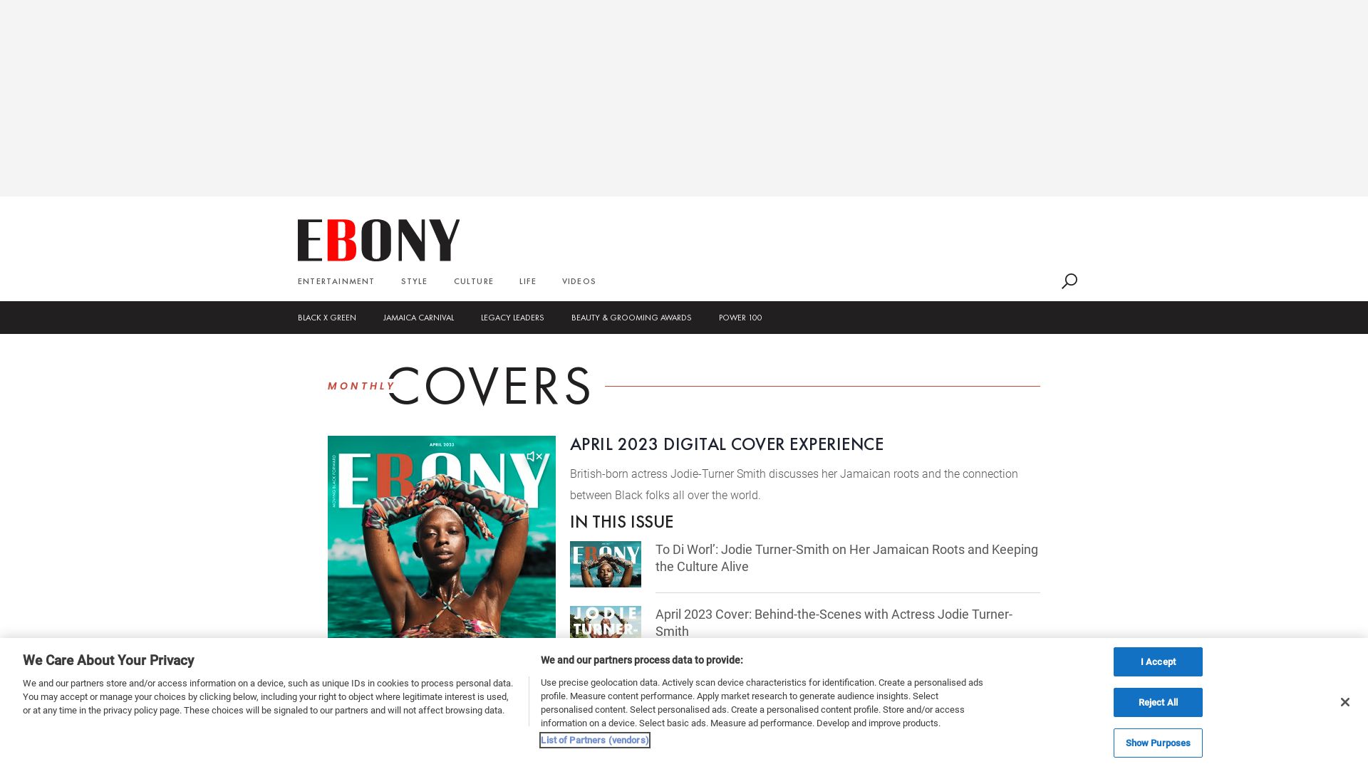 Status do site ebony.com está   ONLINE