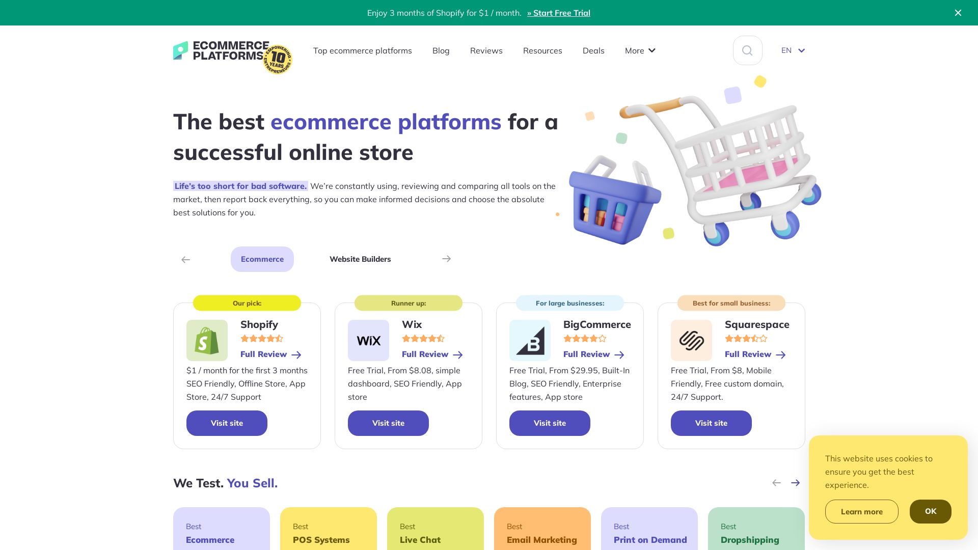 Status do site ecommerce-platforms.com está   ONLINE