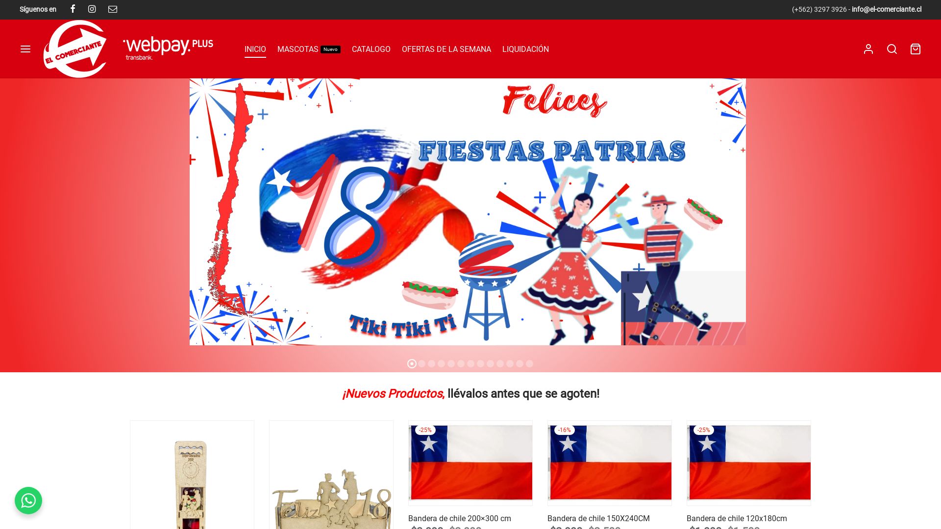 Status do site el-comerciante.cl está   ONLINE