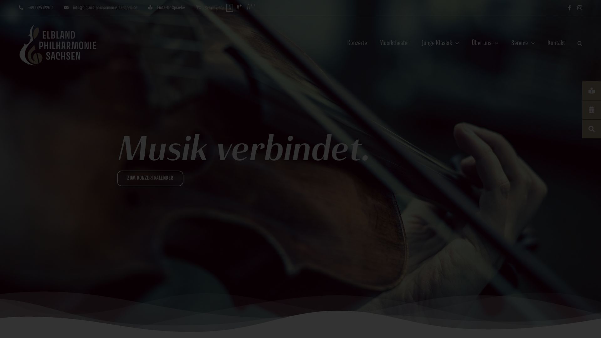 Status do site elbland-philharmonie-sachsen.de está   ONLINE