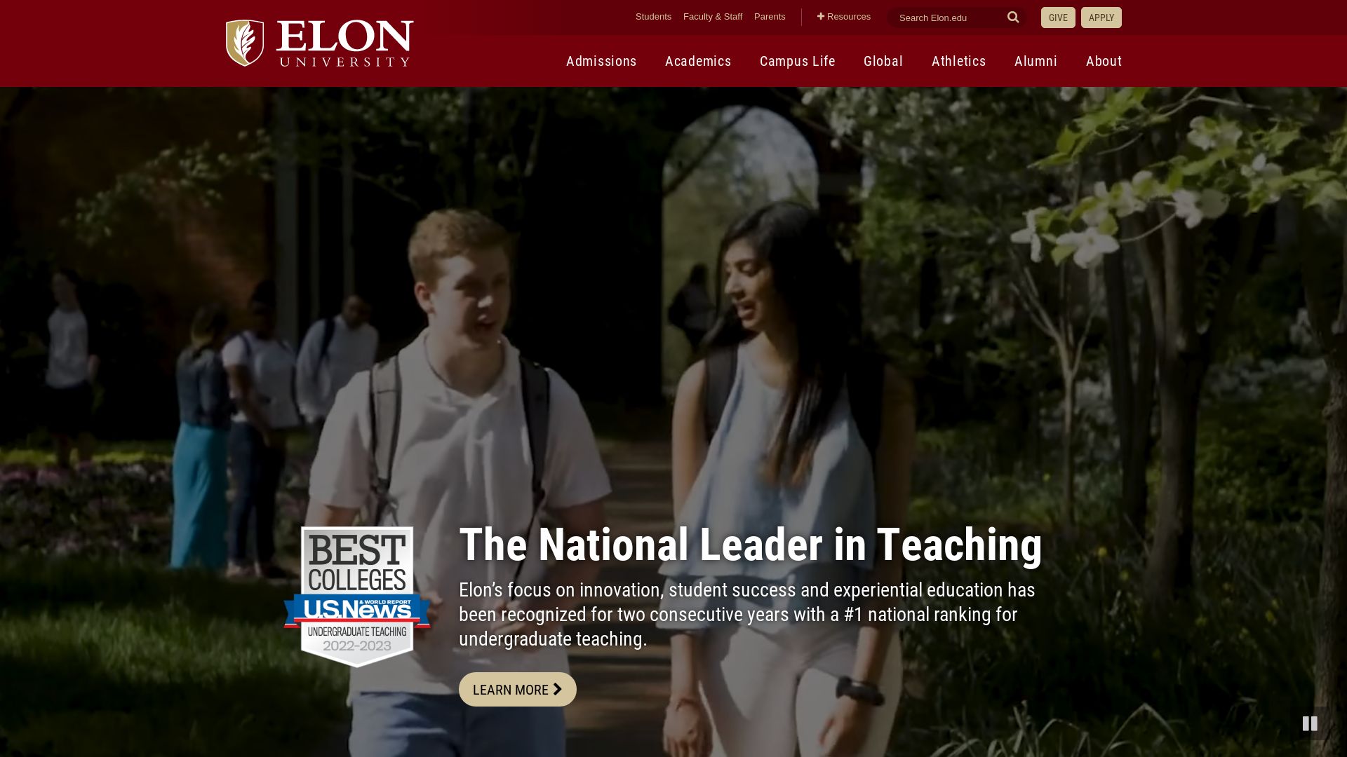 Status do site elon.edu está   ONLINE