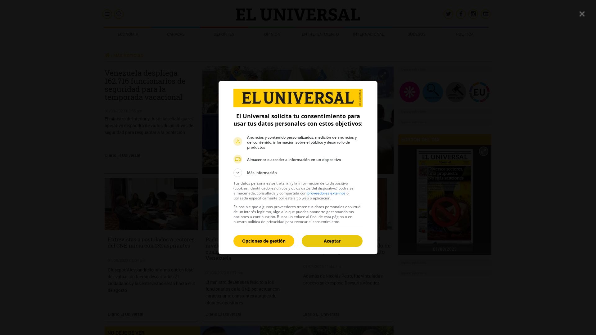 Status do site eluniversal.com está   ONLINE