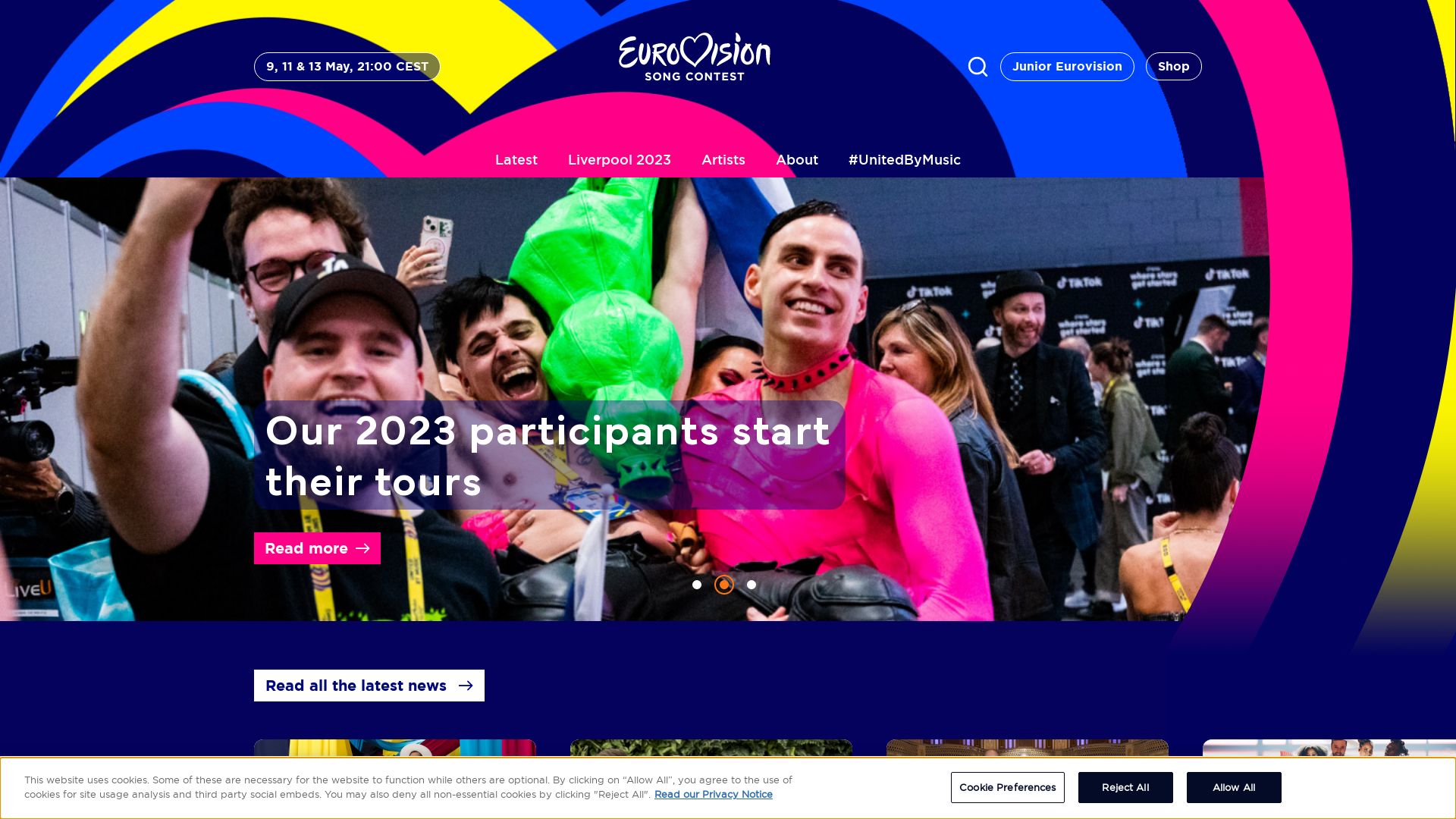 Status do site eurovision.tv está   ONLINE