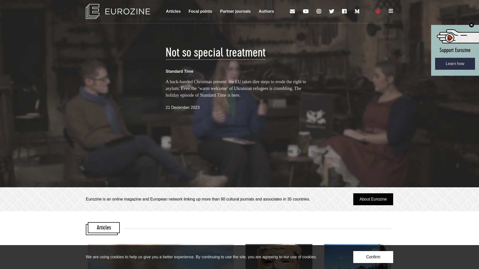 Status do site eurozine.com está   ONLINE