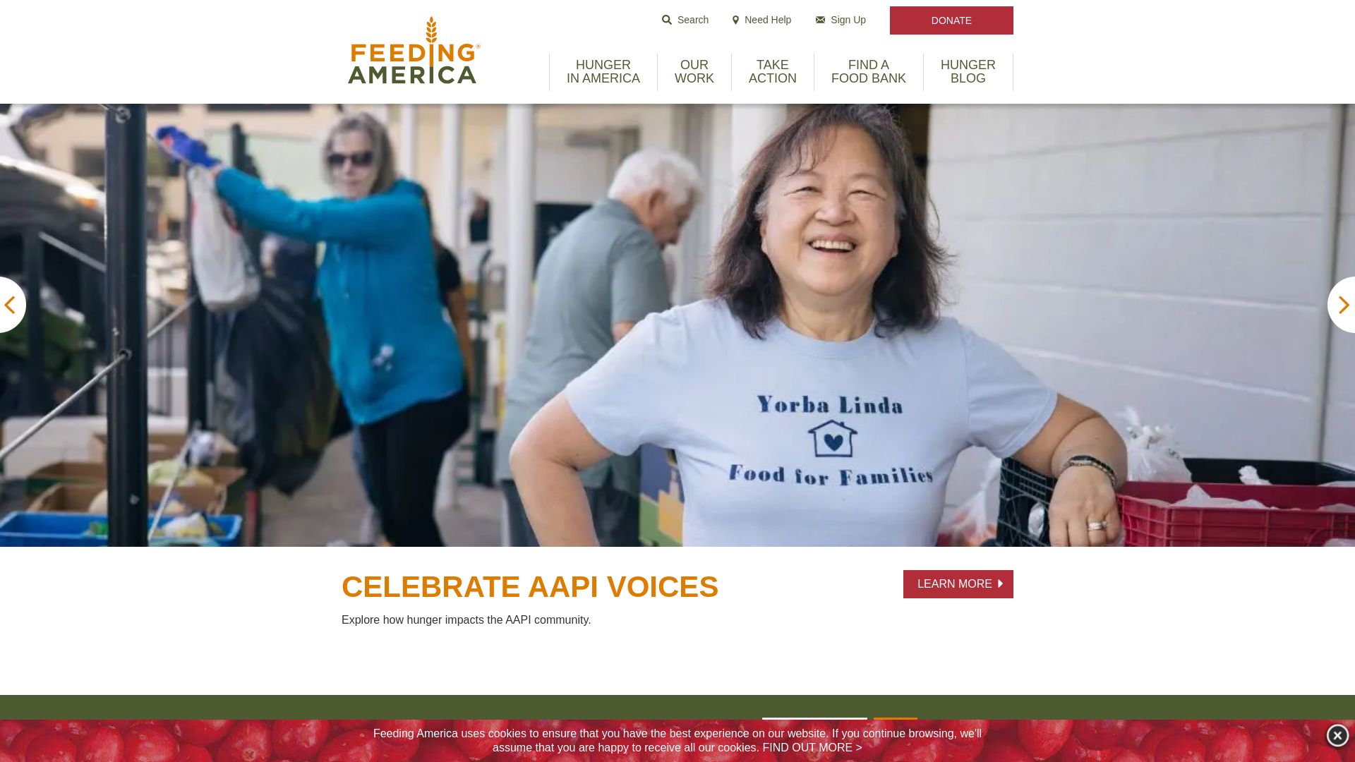 Status do site feedingamerica.org está   ONLINE