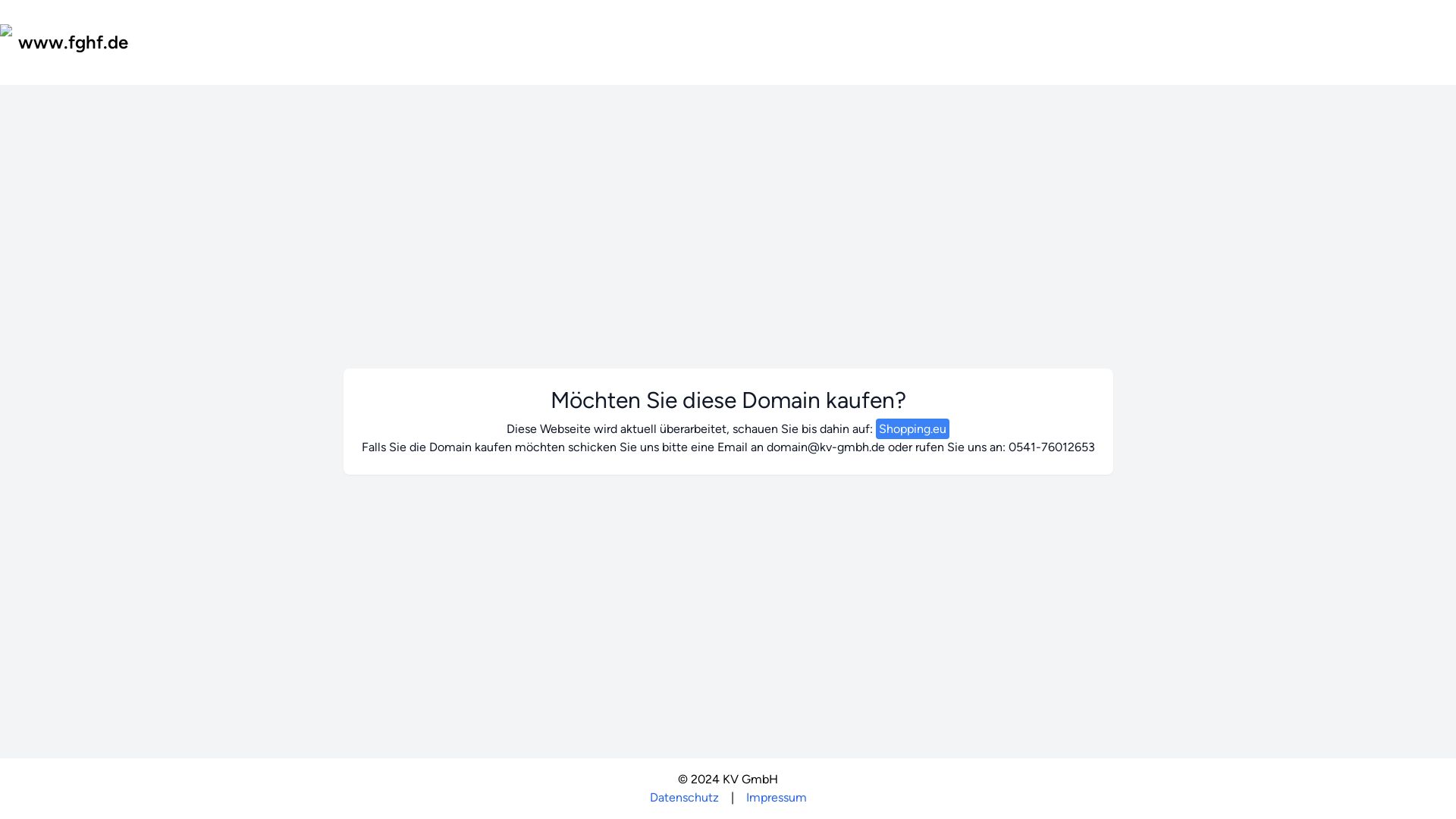 Status do site fghf.de está   ONLINE