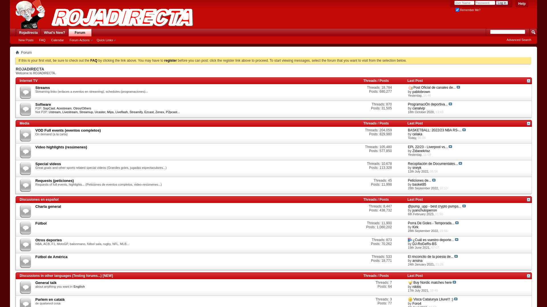 Status do site forum.rojadirecta.es está   ONLINE