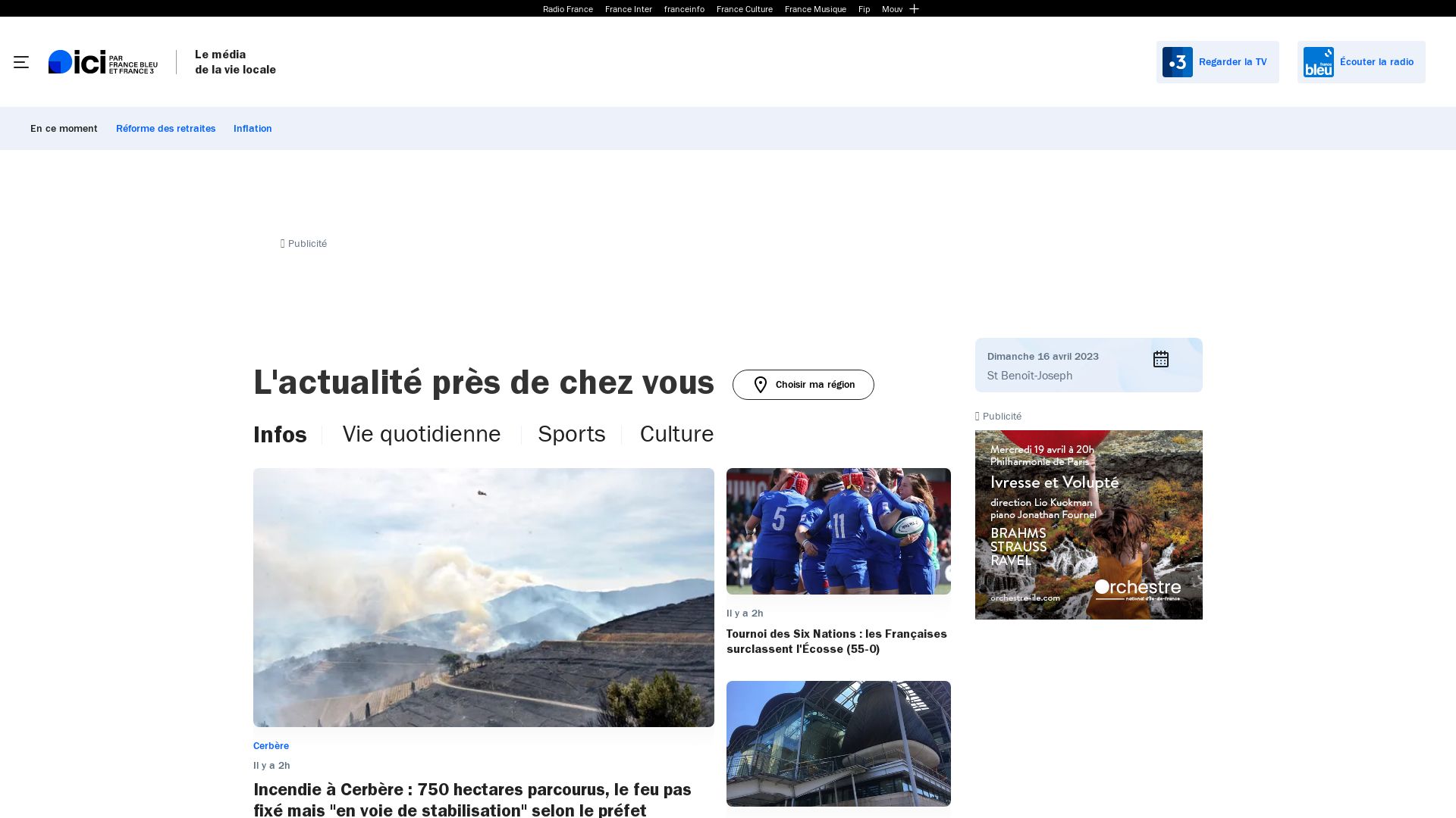 Status do site francebleu.fr está   ONLINE
