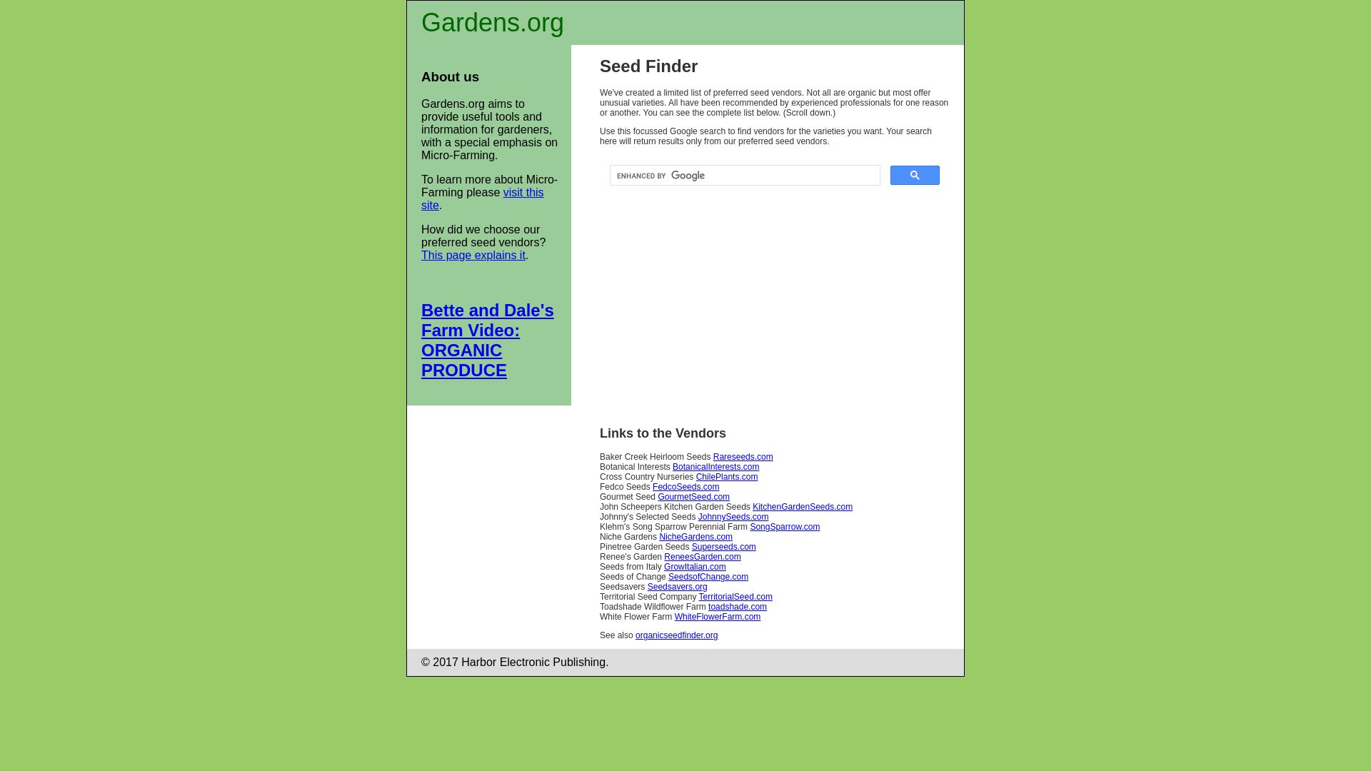 Status do site gardens.org está   ONLINE