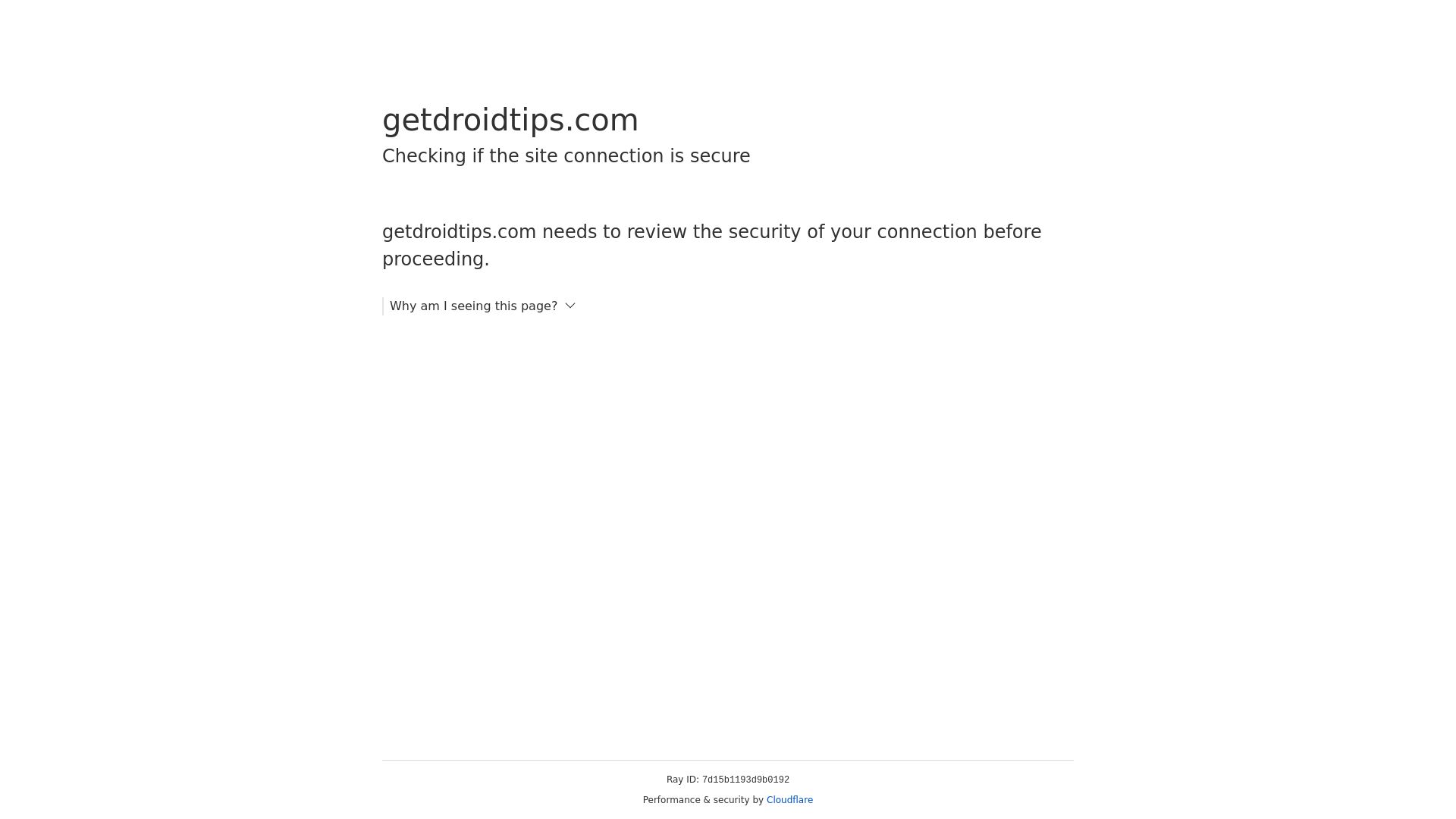 Status do site getdroidtips.com está   ONLINE