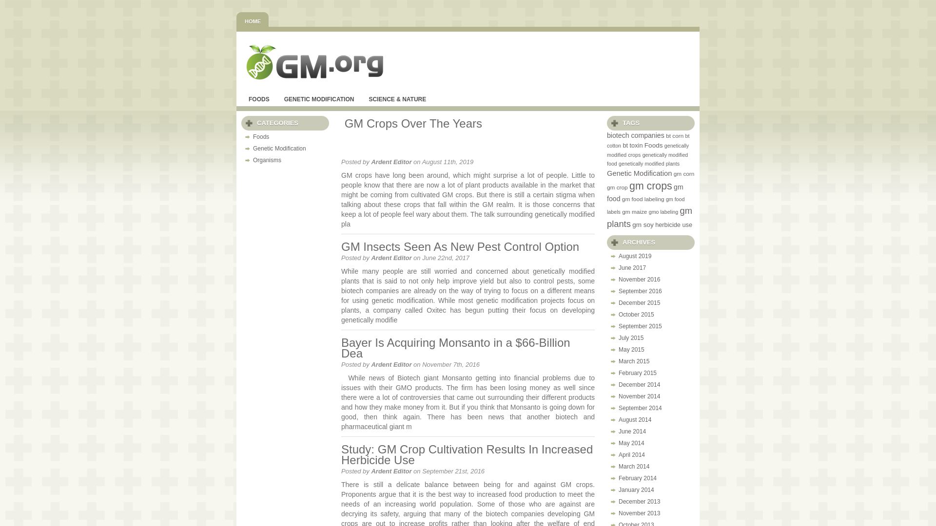 Status do site gm.org está   ONLINE