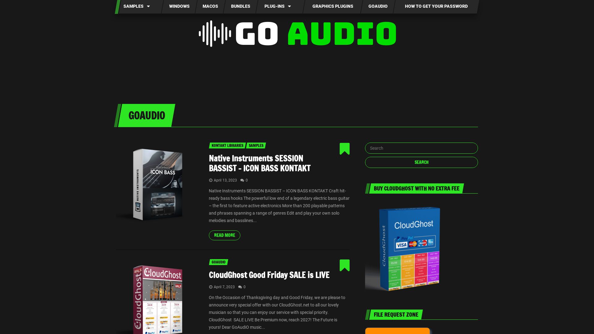 Status do site goaudio.cc está   ONLINE