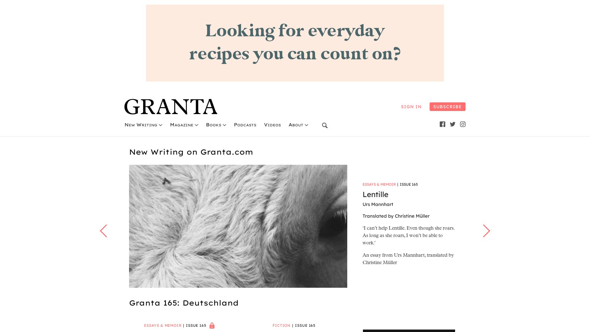 Status do site granta.com está   ONLINE