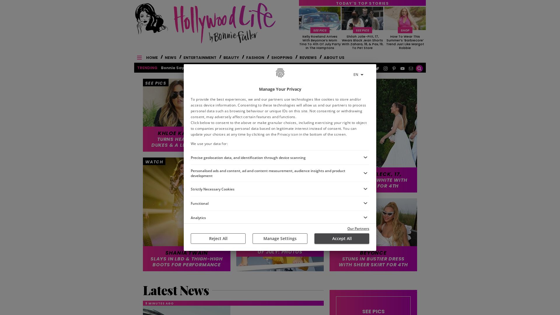 Status do site hollywoodlife.com está   ONLINE