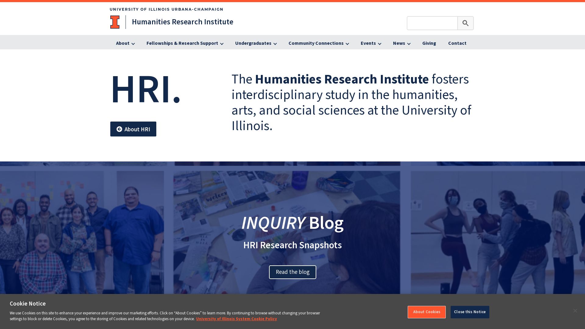 Status do site hri.illinois.edu está   ONLINE