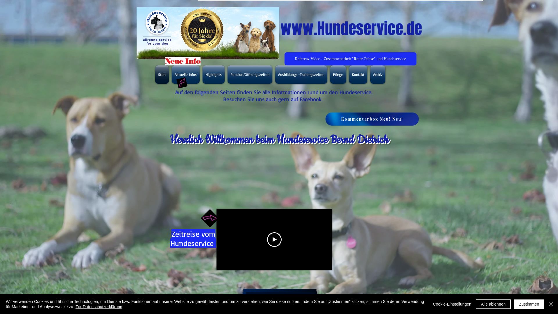 Status do site hundeservice.de está   ONLINE