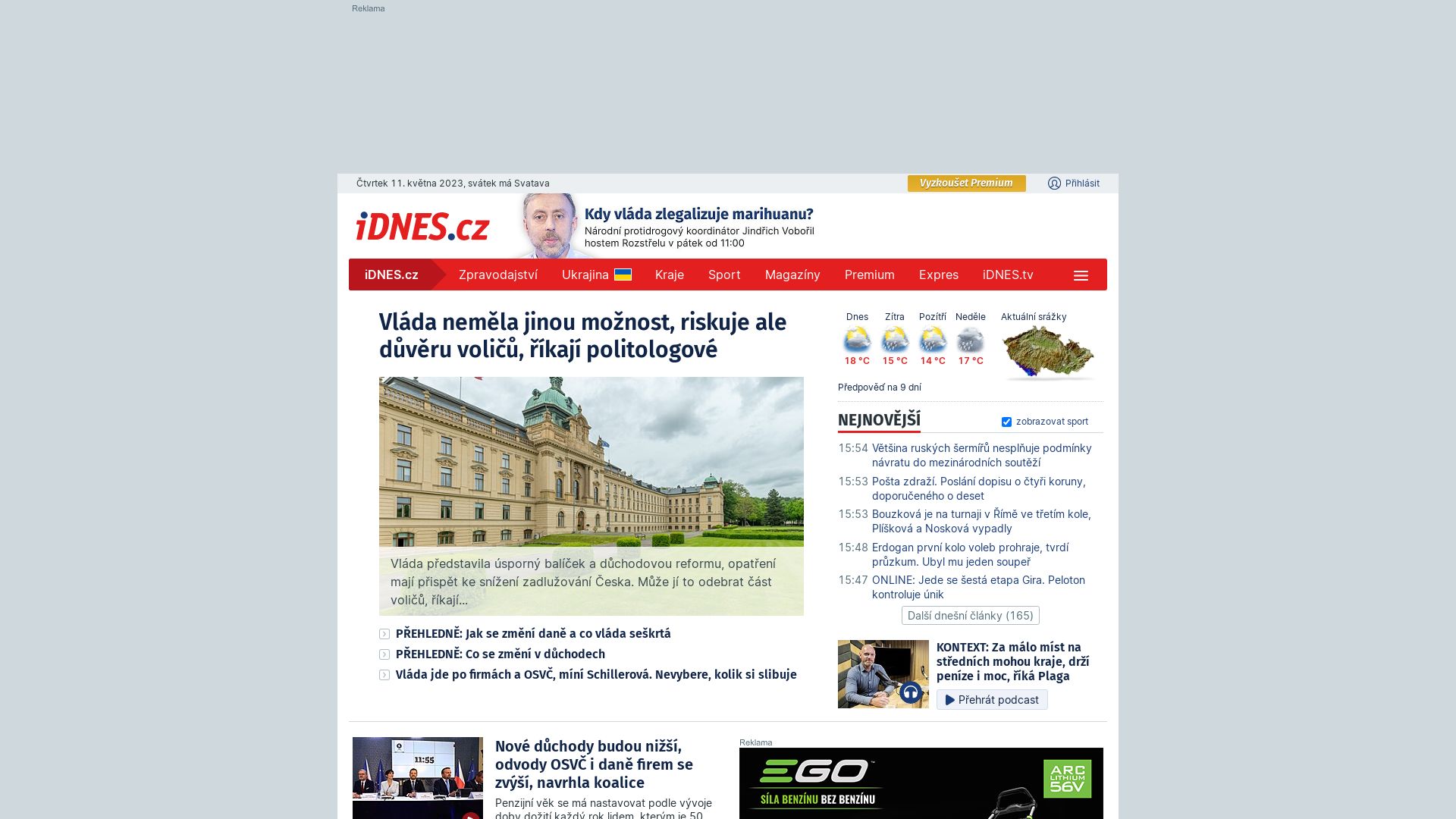 Status do site idnes.cz está   ONLINE